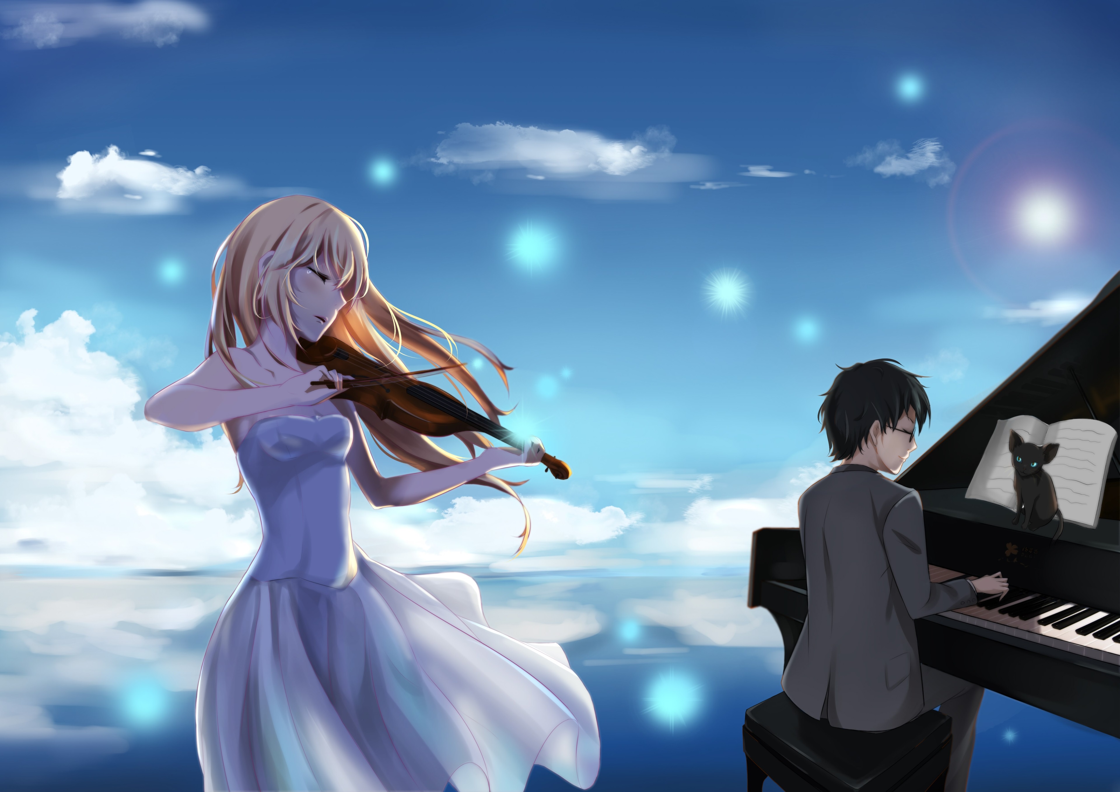 3840x2715 your lie in april 4k HD wallpaper with high resolution Gallery HD Wallpaper