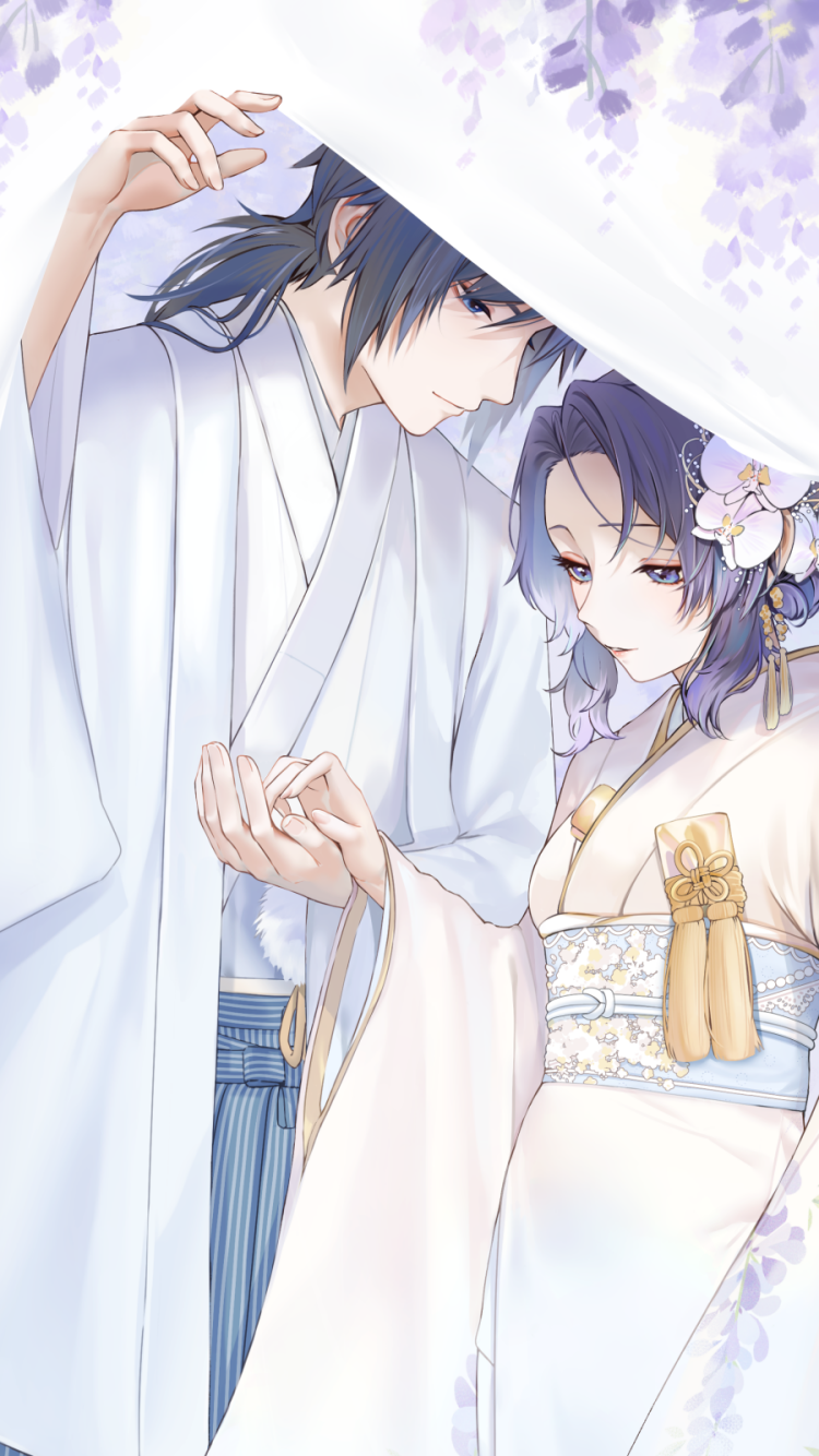 Wallpaper / Anime Demon Slayer: Kimetsu no Yaiba Phone Wallpaper, Giyuu Tomioka, GiyuShino (Demon Slayer), Shinobu Kochou, 750x1334 free download