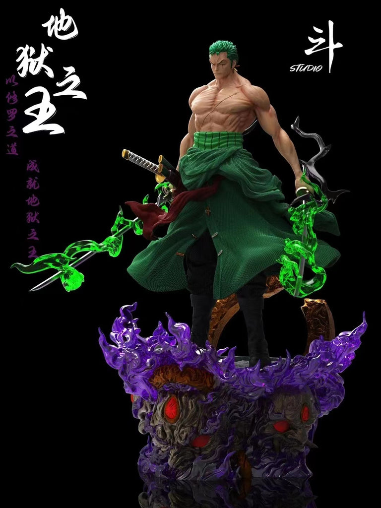 Dou Studio King of Hell Roronoa Zoro [Black / Green]