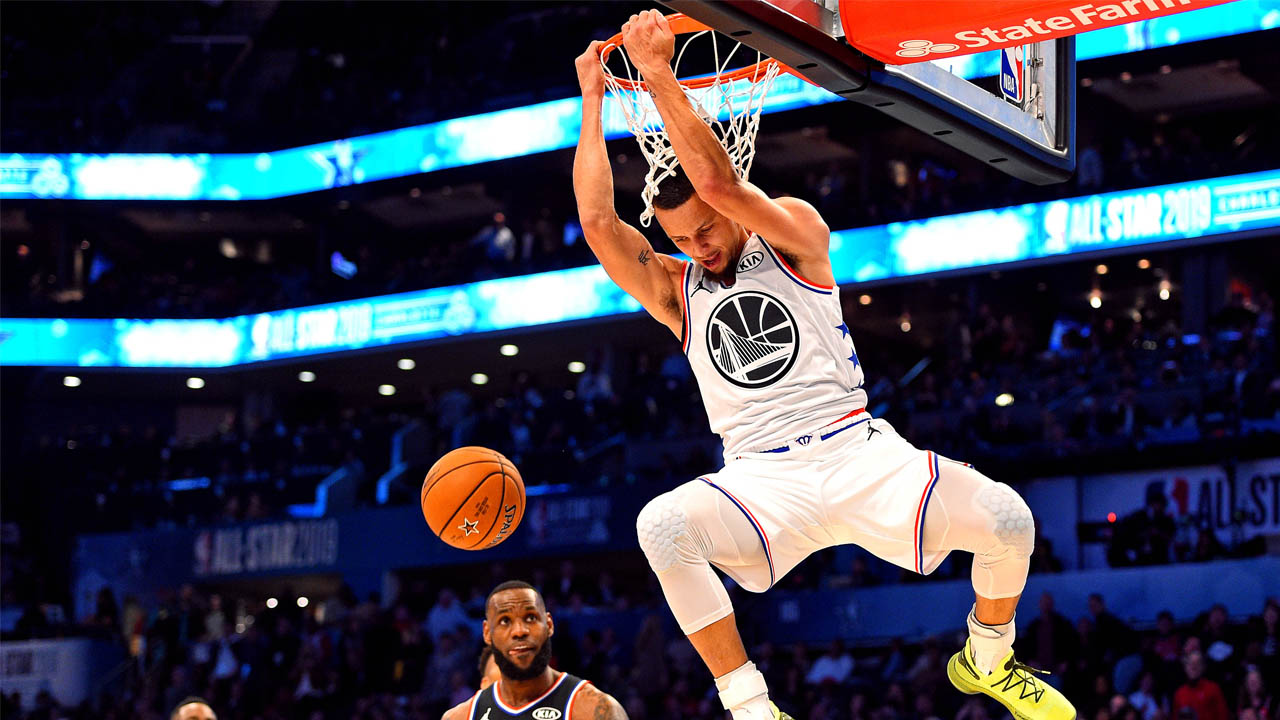 Steph Curry, Campers Go Bonkers After Sweet Reverse Alley Oop Dunk Sports Bay Area