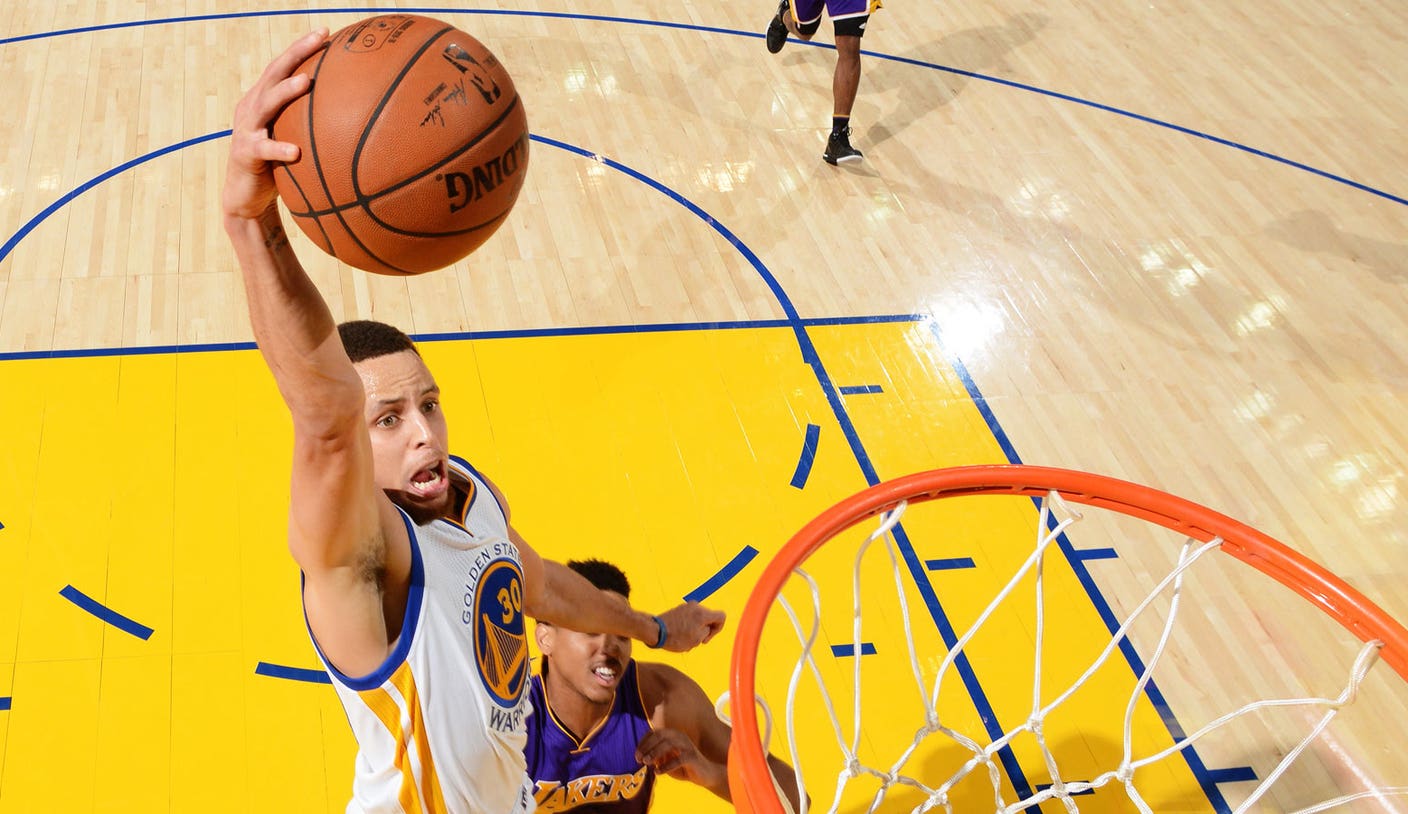 Curry enjoys historic shooting night, but Thursday's win all about that dunk