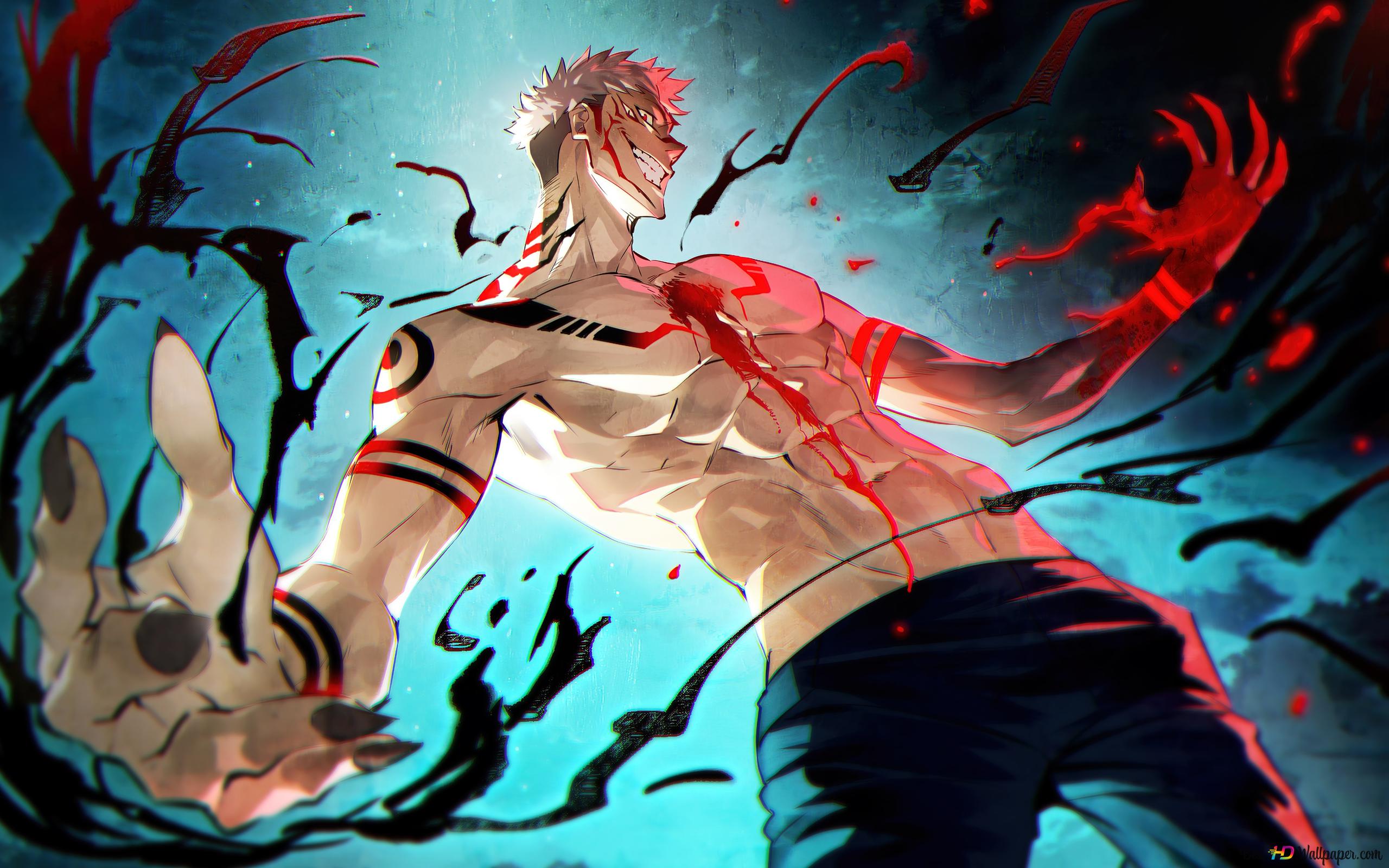 Jujutsu Kaisen Itadori Sukuna 4K wallpaper download