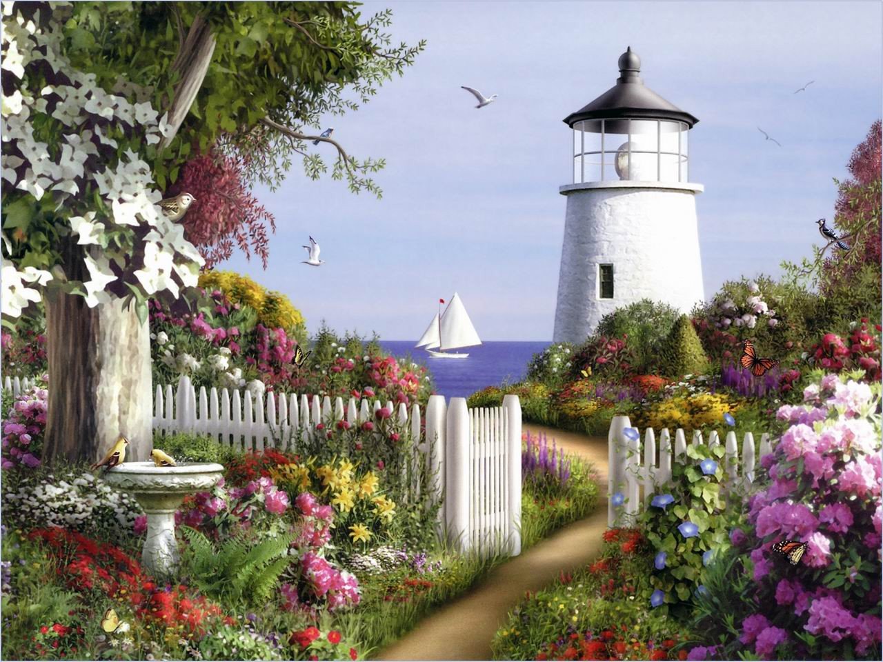 Spring Lighthouse Wallpapers - Wallpaper Cave