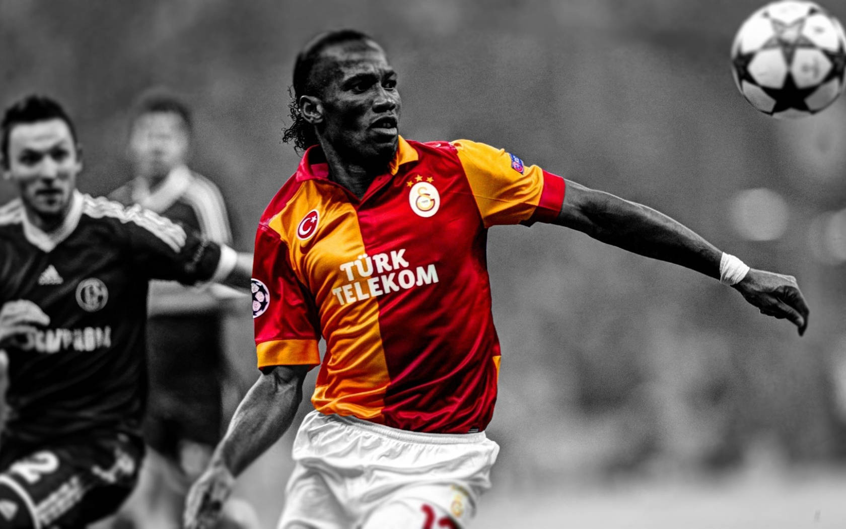 Download Galatasaray Drogba Serious Face Wallpaper