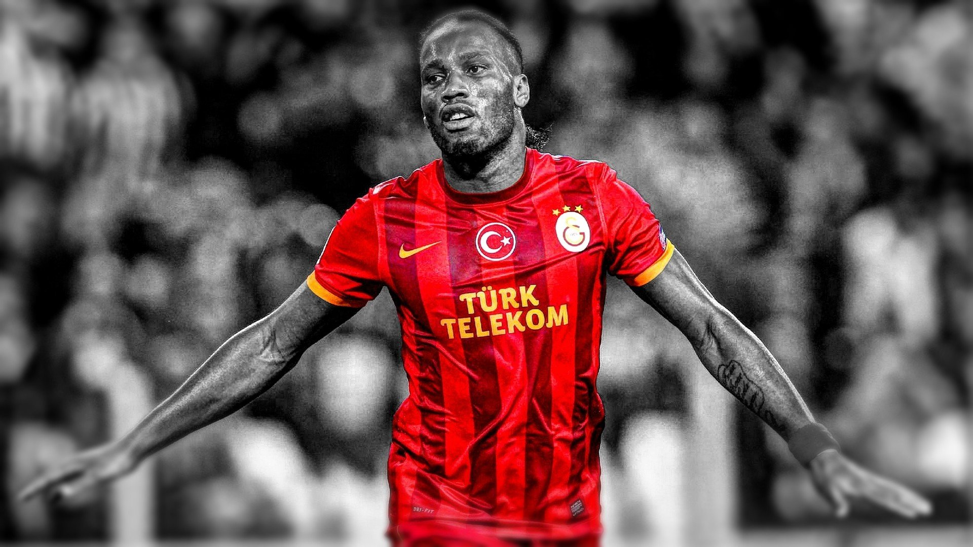 soccer, Didier Drogba, Galatasaray S.K. Wallpaper HD / Desktop and Mobile Background