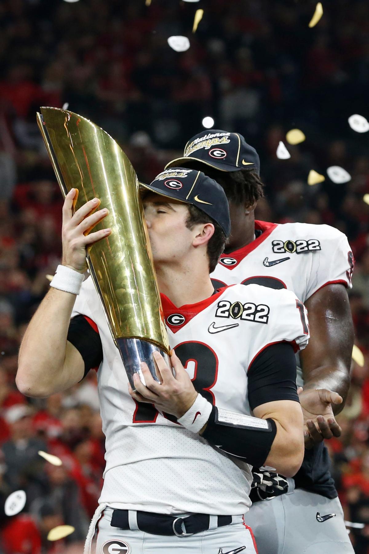 Here's how you can get a picture with Georgia's national championship trophy