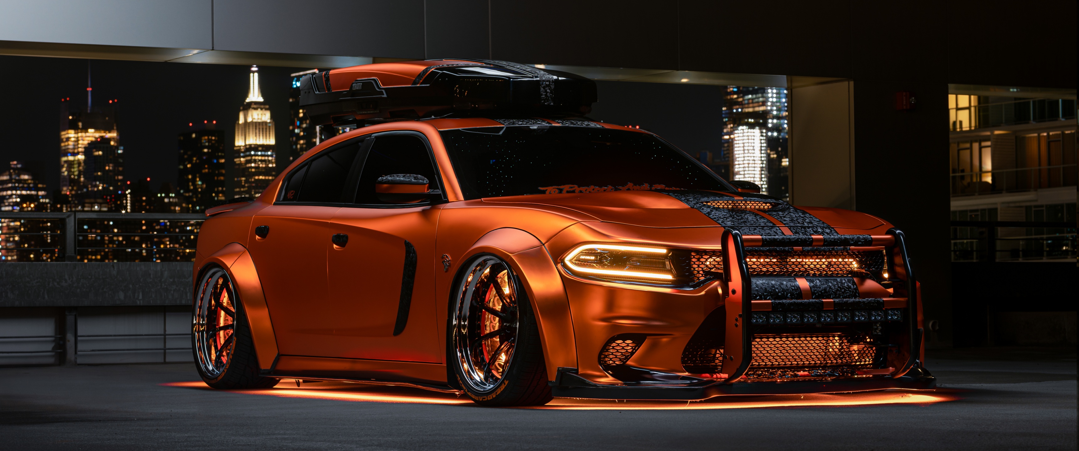 Dodge Charger Hellcat Wallpaper 4K, Performance Sedan, Cars