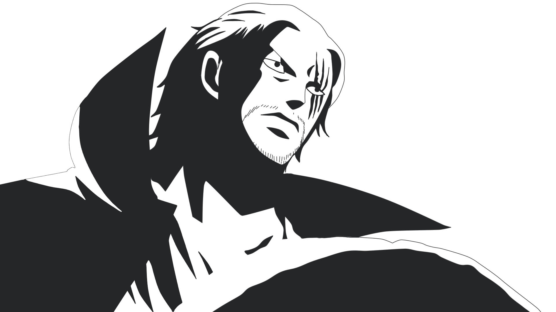 Download Blank And White Shanks Wallpaper