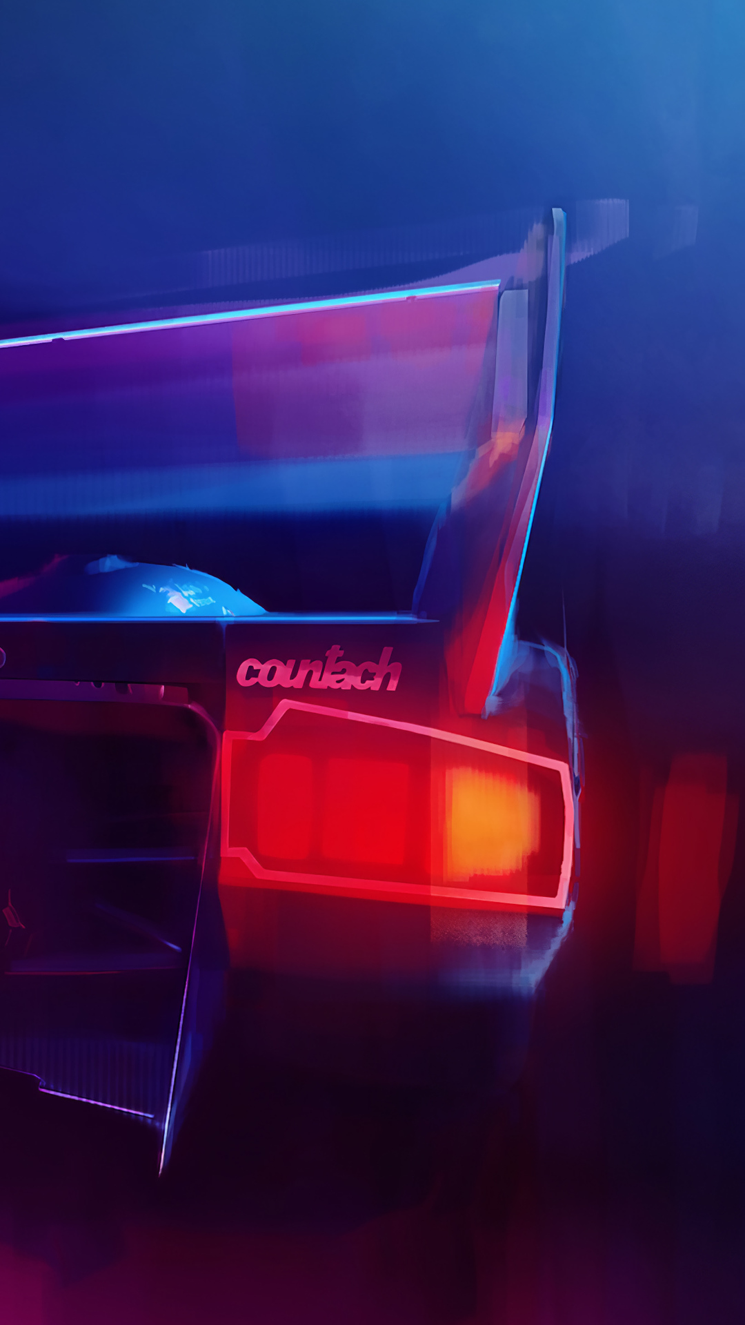 1080x1920 lamborghini countach, lamborghini, cars, hd, artist, artwork, digital art, behance for iPhone 6, 7, 8 wallpaper