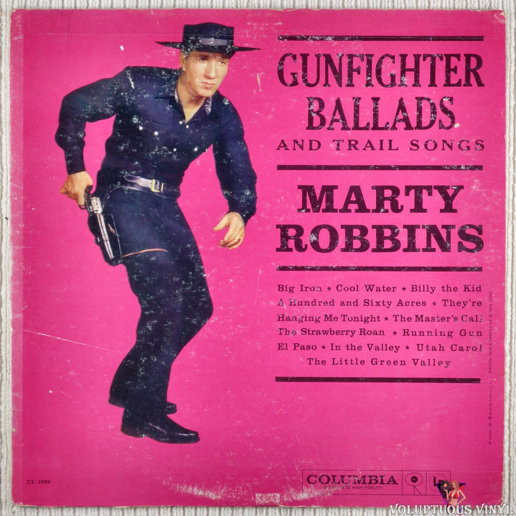 Marty Robbins ‎– Gunfighter Ballads And Trail Songs Vinyl, LP, Album, Mono