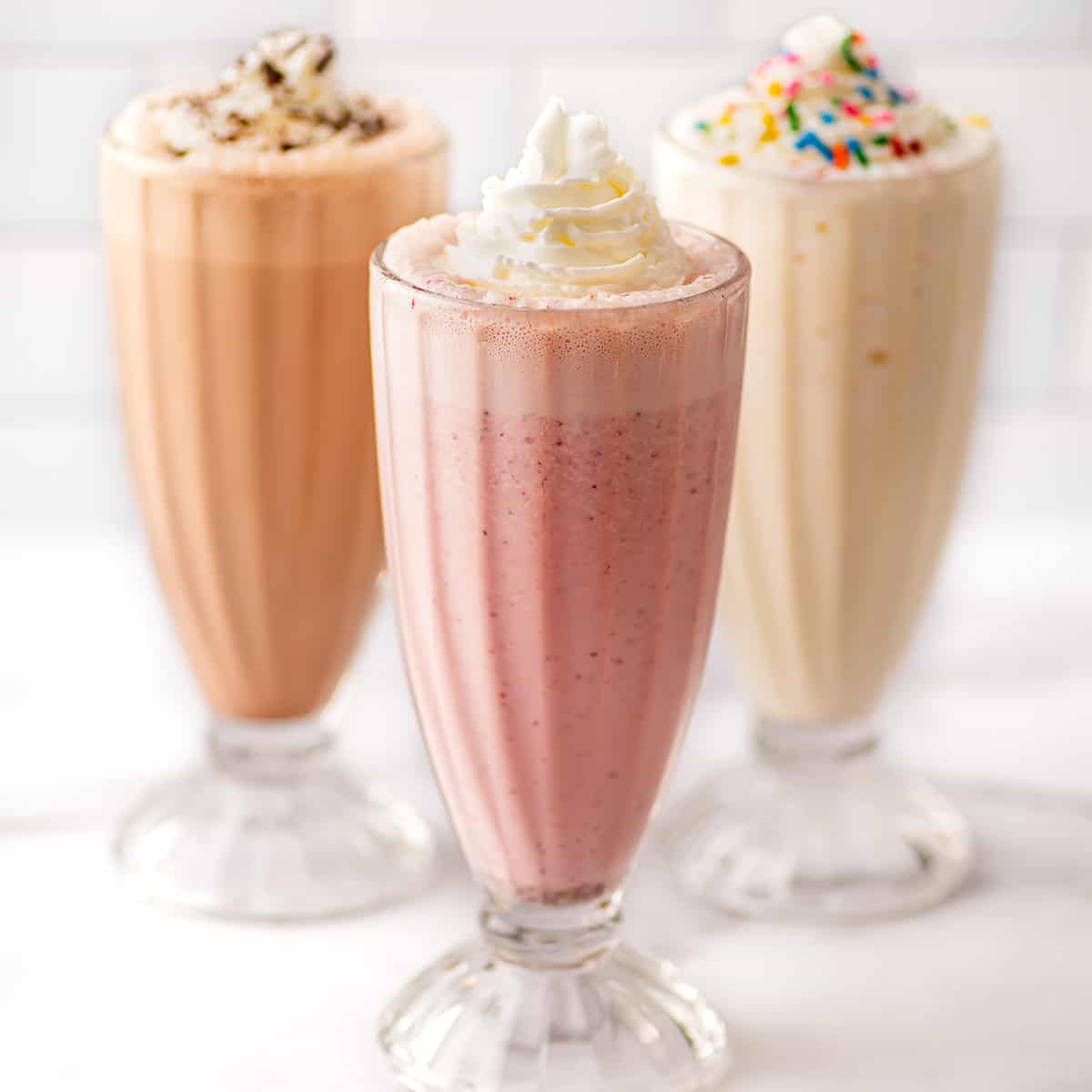 Milkshake Recipes Cheat Sheet (How to Make Almost Any Milkshake)