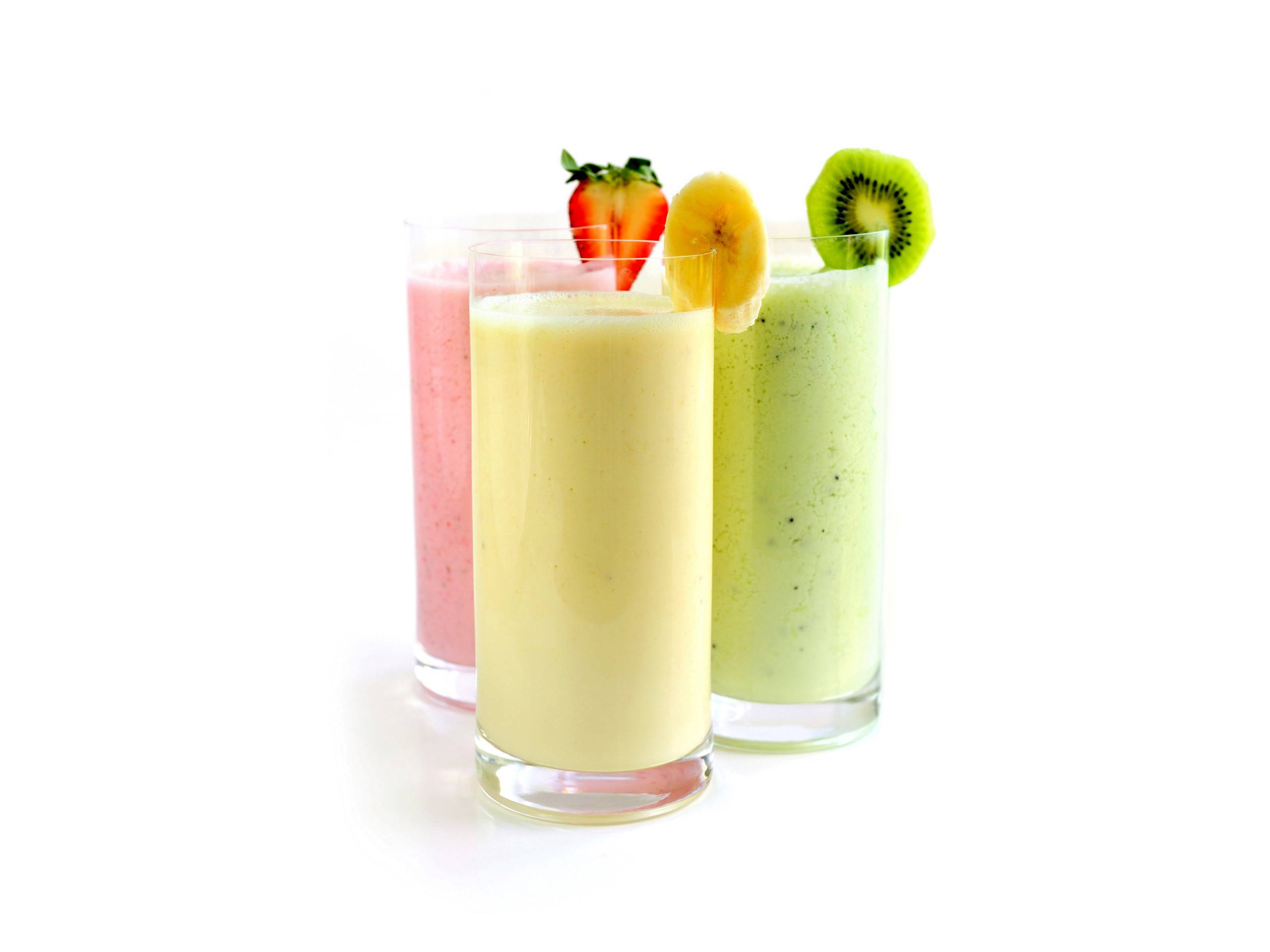 Download Smoothies In Glass Wallpaper