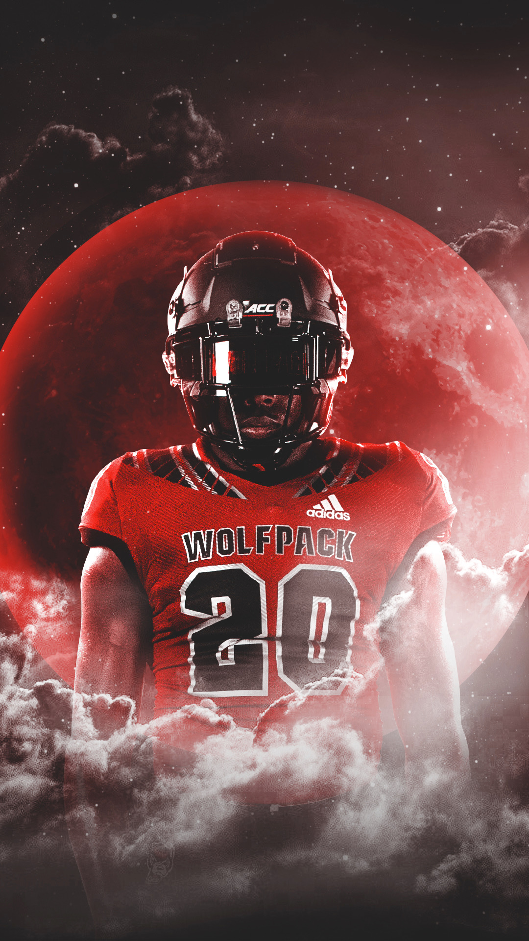 NC State Football you ready for the BLOOD MOON? #WallpaperWednesday