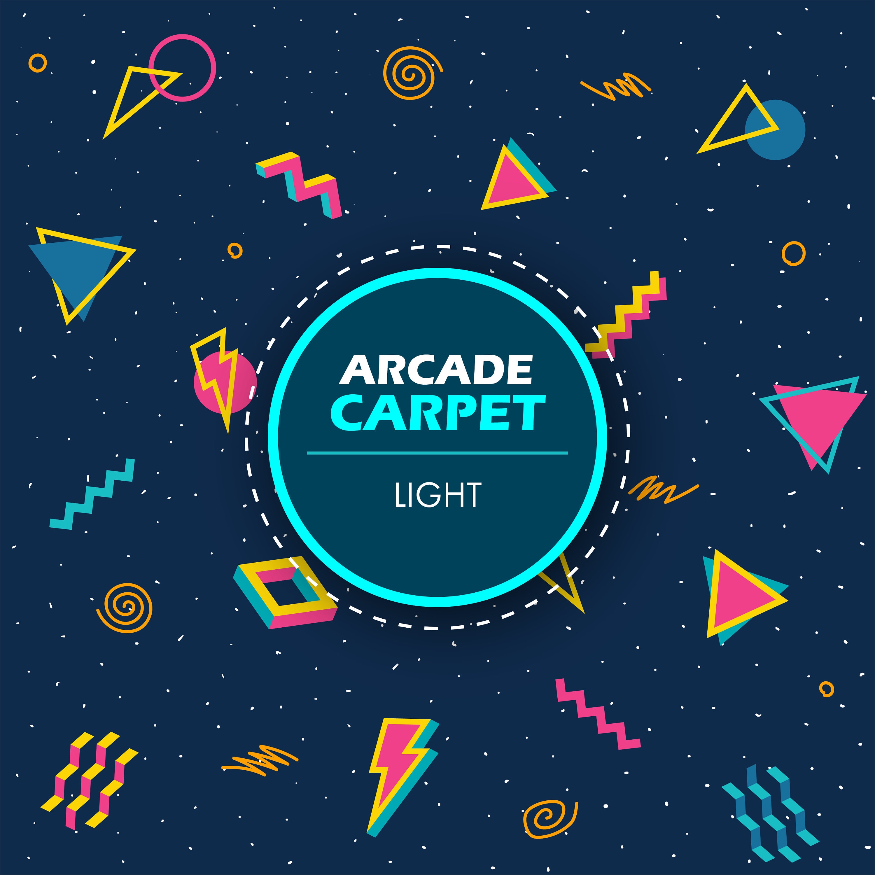 Retro Arcade Carpet Pattern Seamless / Repeating Image 80s