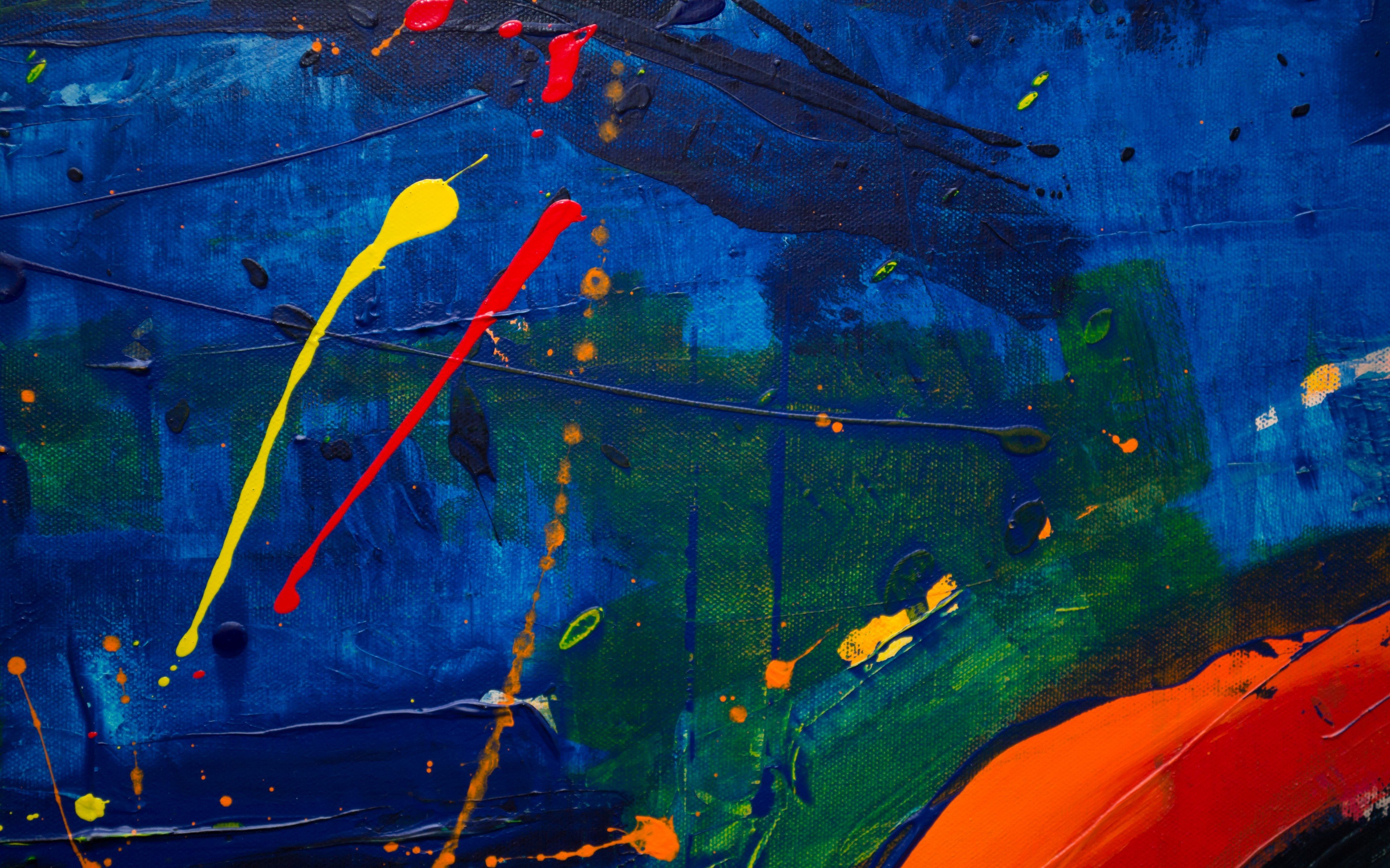 Paint in canvas Wallpaper 4k Ultra HD
