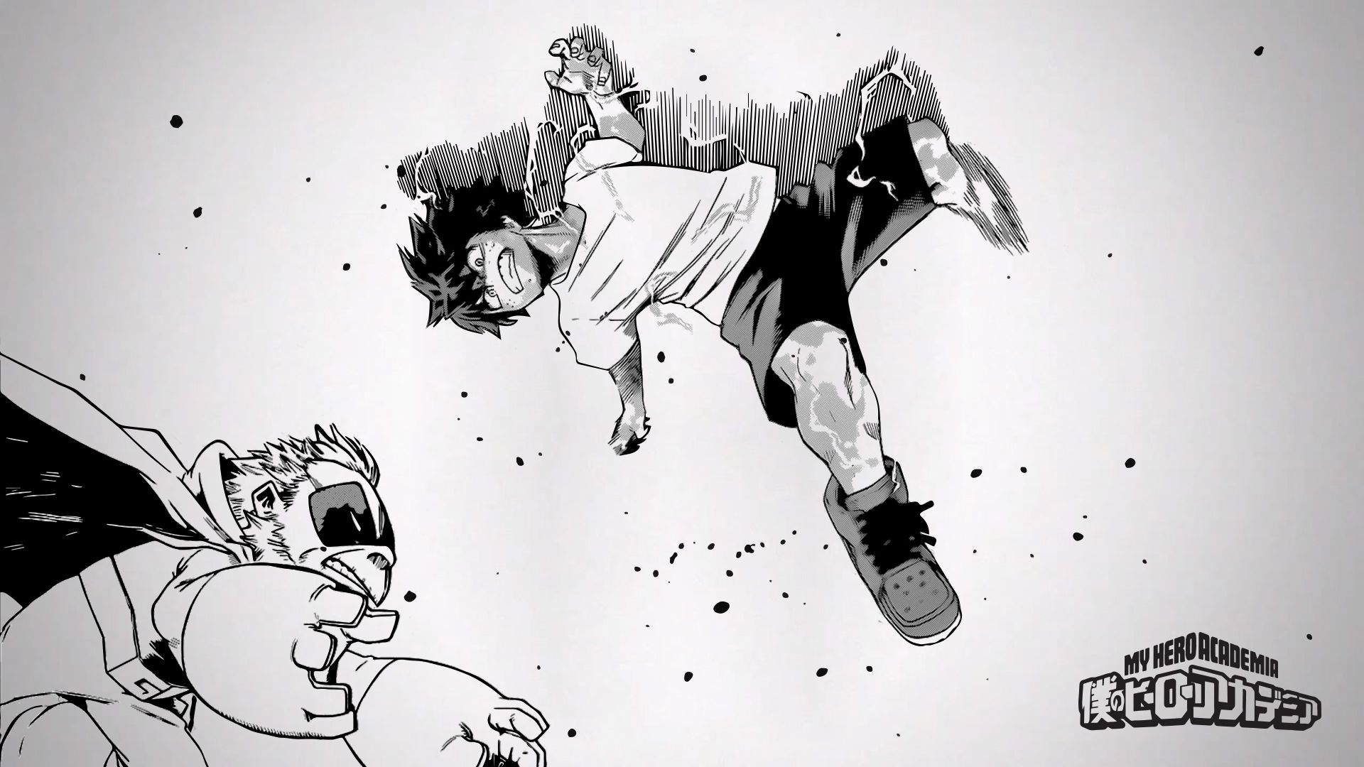 My Hero Academia Black and White Wallpaper