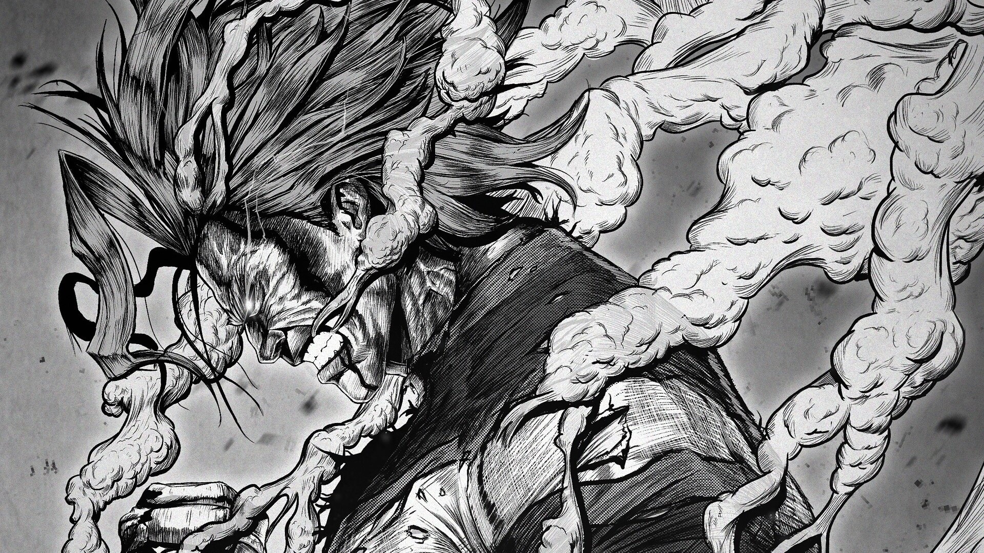 manga, monochrome, Boku no Hero Academia, all might, Jacob Noble Gallery HD Wallpaper