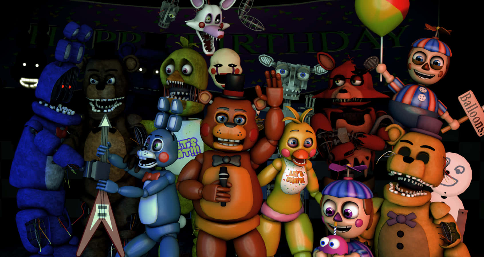 All FNAF Characters Wallpapers - Wallpaper Cave