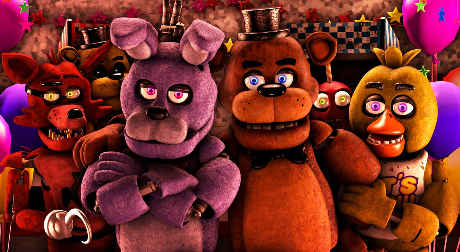 All FNAF Characters Wallpapers Wallpaper Cave