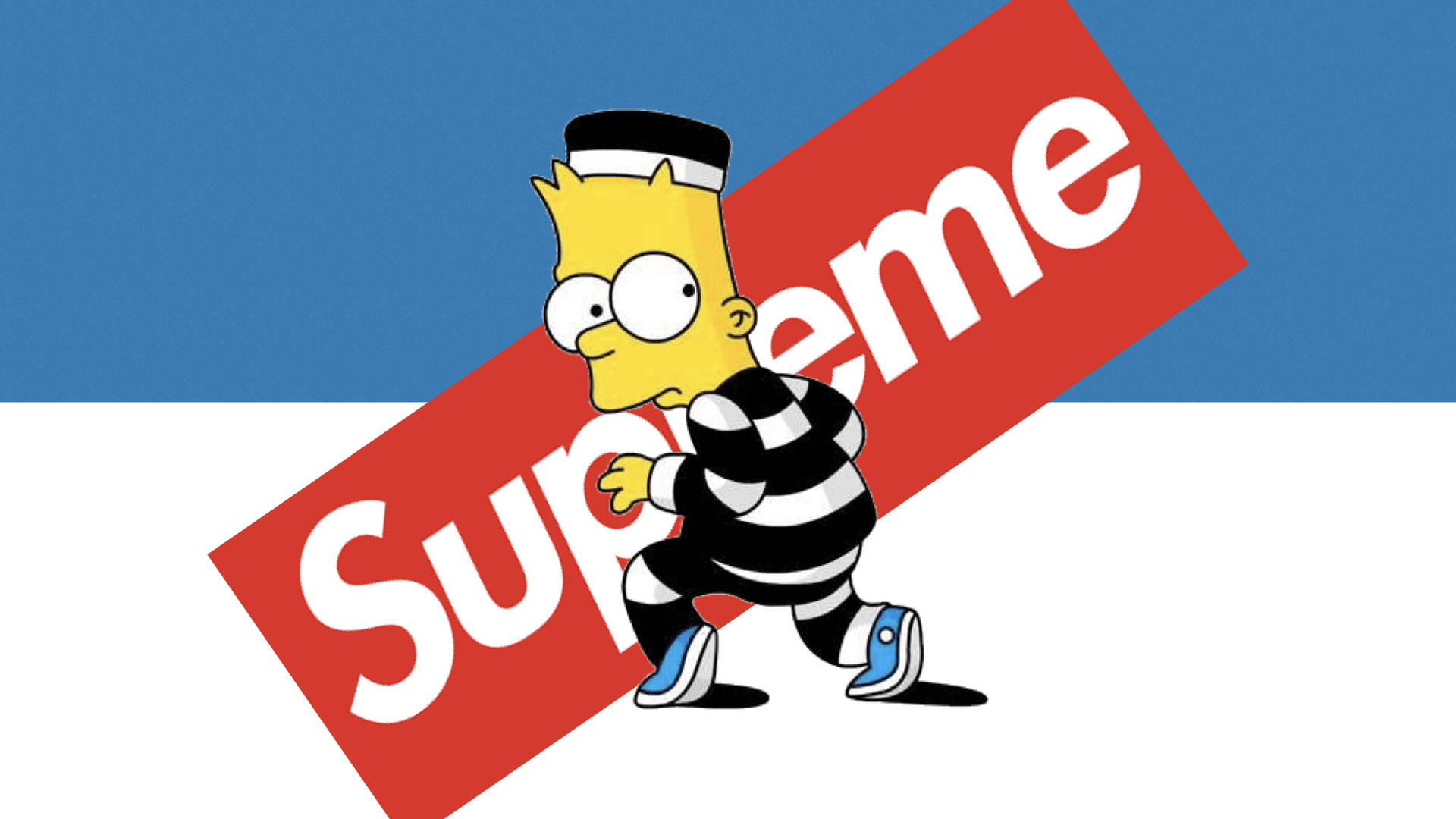 Download Bart Simpson Supreme Dope Laptop Wallpaper