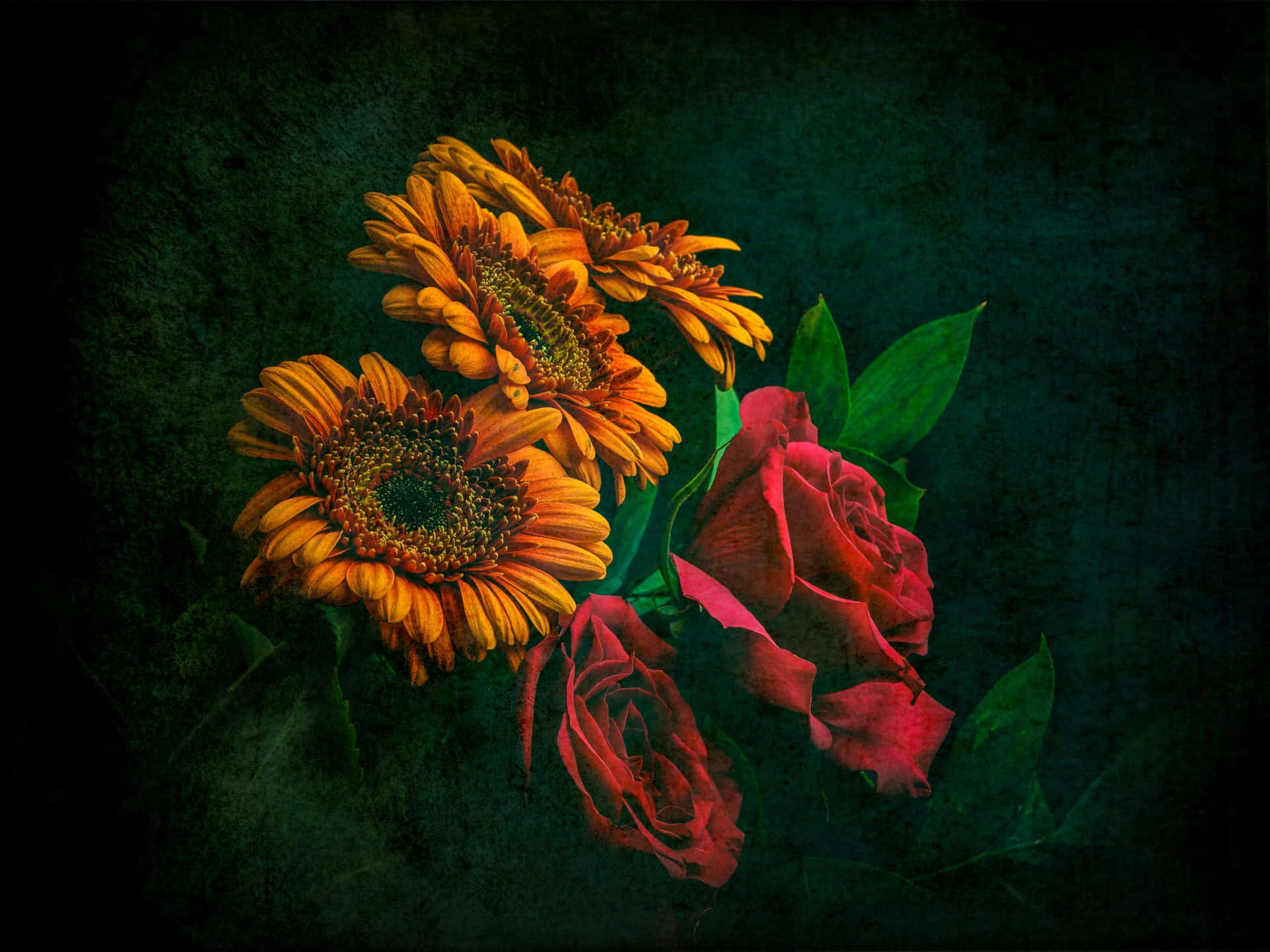 Free Sunflowers And Roses Wallpaper Downloads, Sunflowers And Roses Wallpaper for FREE