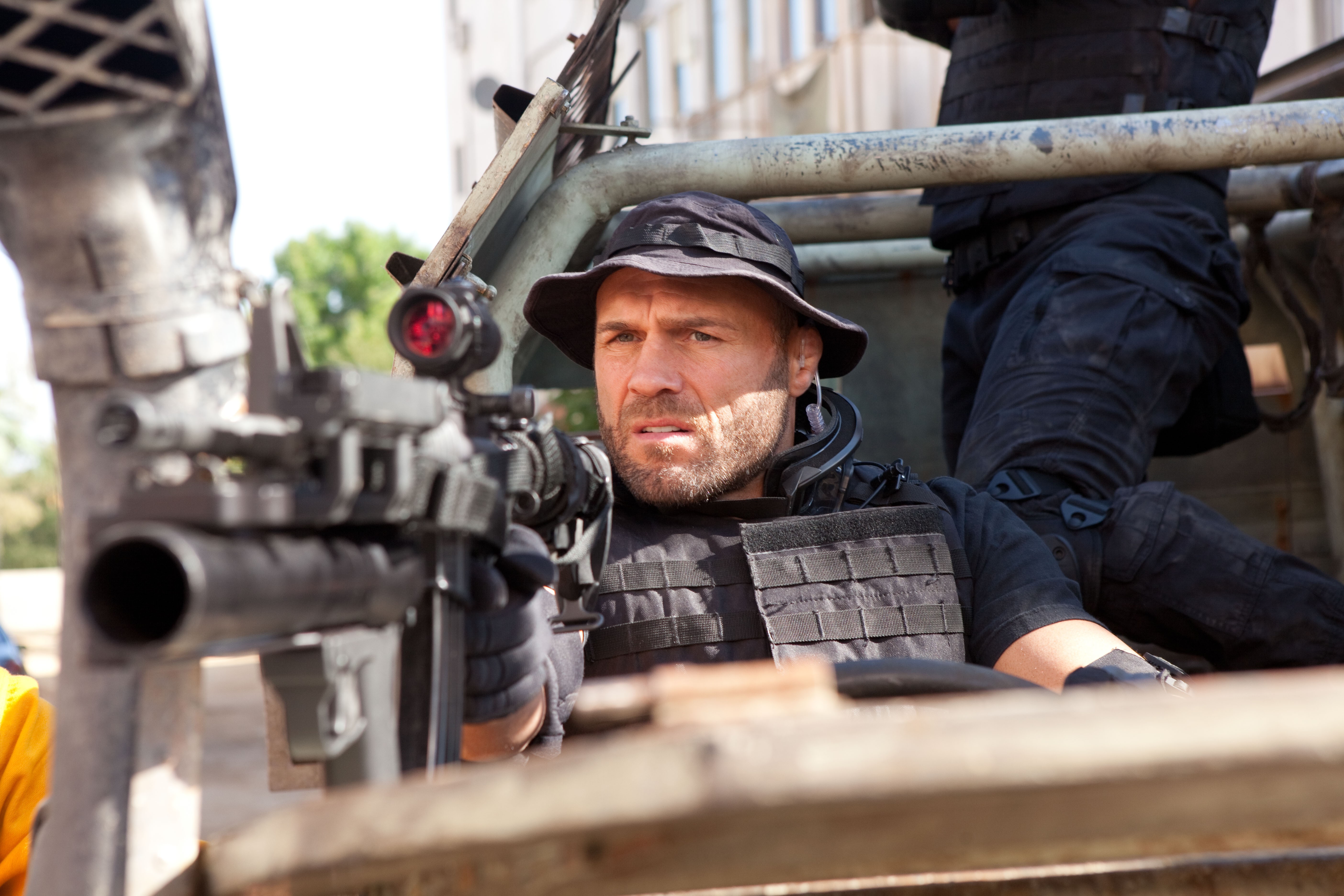 The Expendables 2 Toll Road Randy Couture Wallpaper:5616x3744