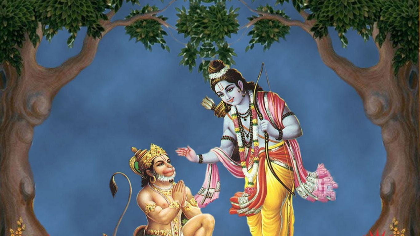 Shree Ram And Hanuman HD Image HD Wallpaper