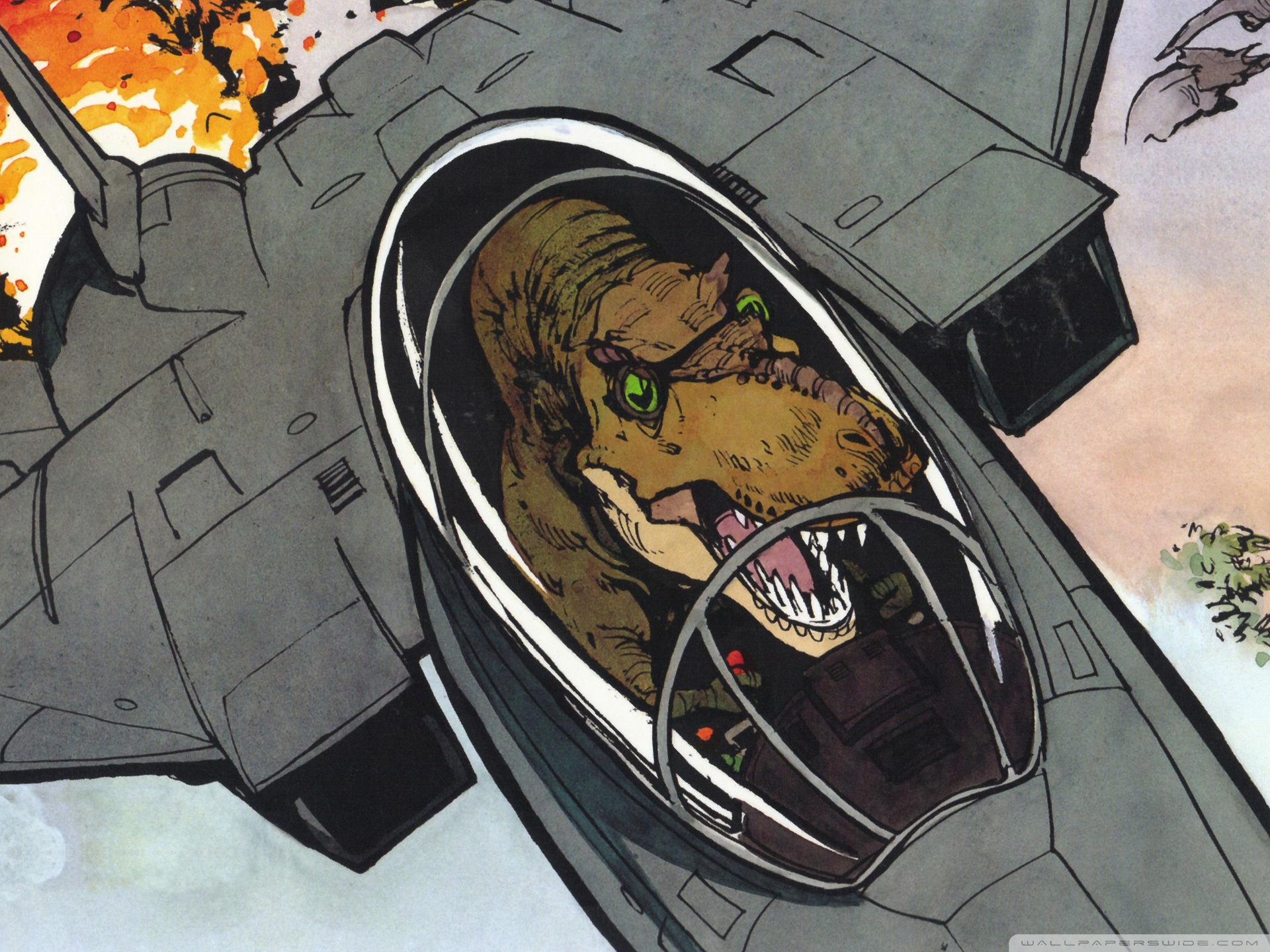 Dinosaur Cartoon Ultra HD Desktop Background Wallpaper for 4K UHD TV, Widescreen & UltraWide Desktop & Laptop, Tablet