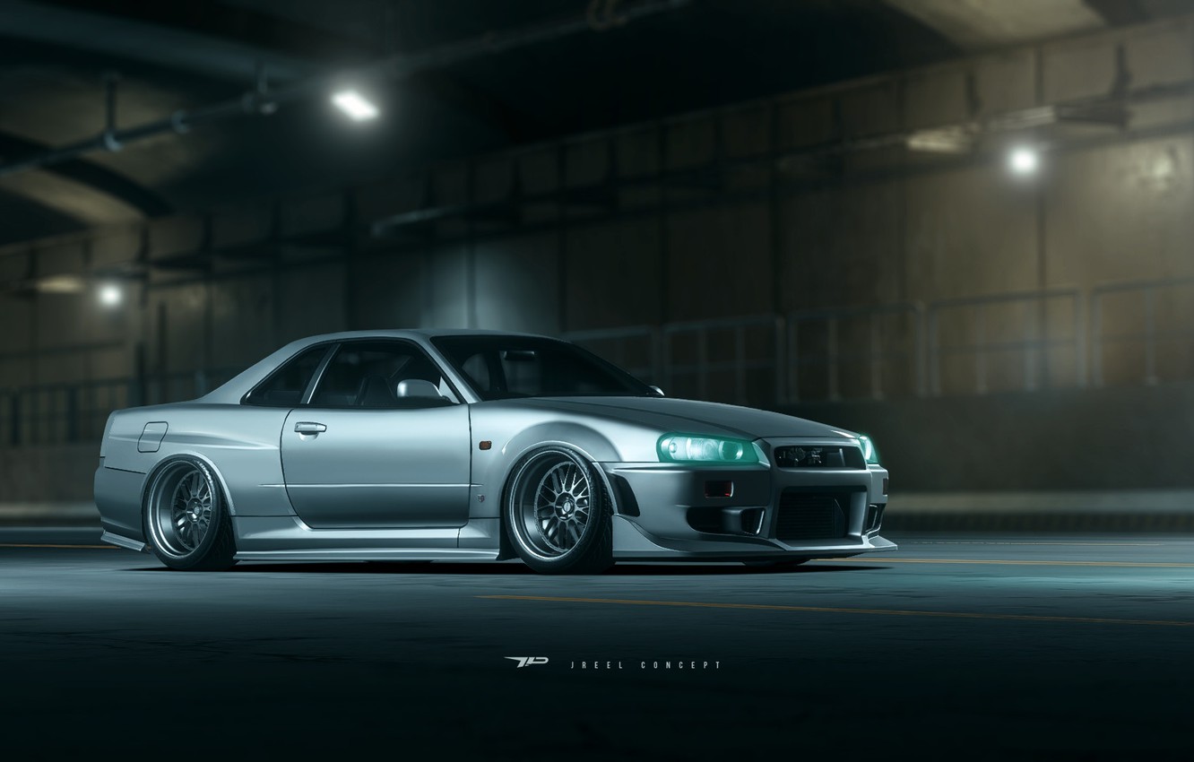 Wallpaper Nissan, GT R, Skyline, Nissan Skyline, Payback, NFS Payback, Transport & Vehicles, By JREEL, JREEL, By JREEL *, JREEL *, GT R R34, Nissan Skyline GT R R34, The Prelude R34 Image