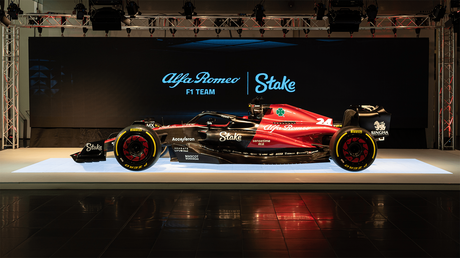 Alfa Romeo's 2023 launch showcar goes up for auction on F1 Authentics. Formula 1®