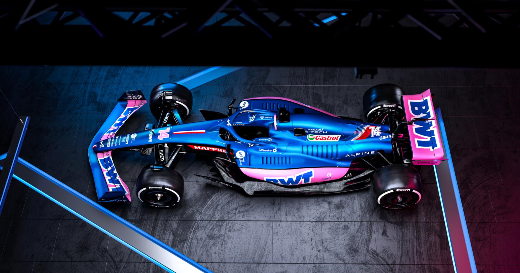 Video: Alpine bring pink back to F1 with their new car