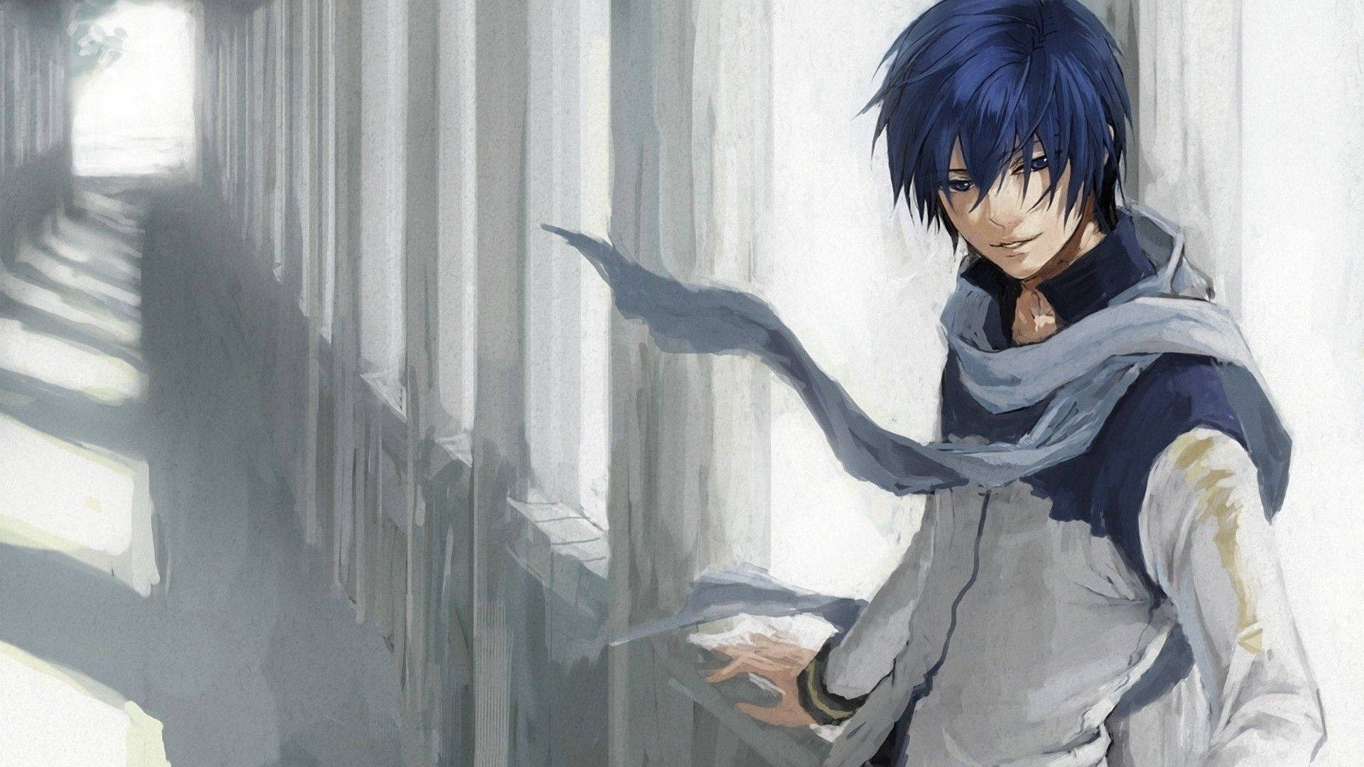 Anime Boy Blue Hair Wallpapers - Wallpaper Cave