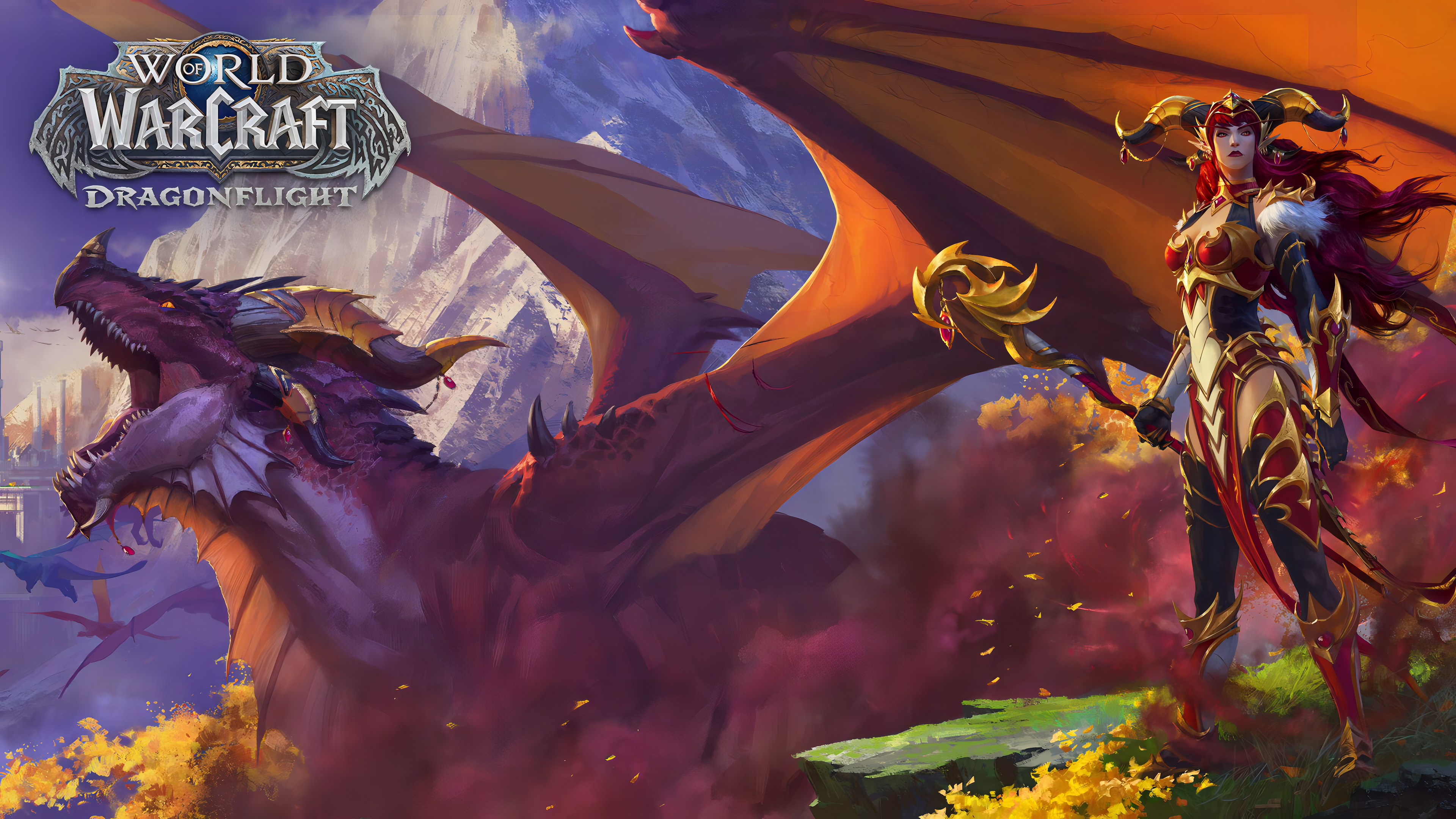 Dragonflight 4K Wallpaper