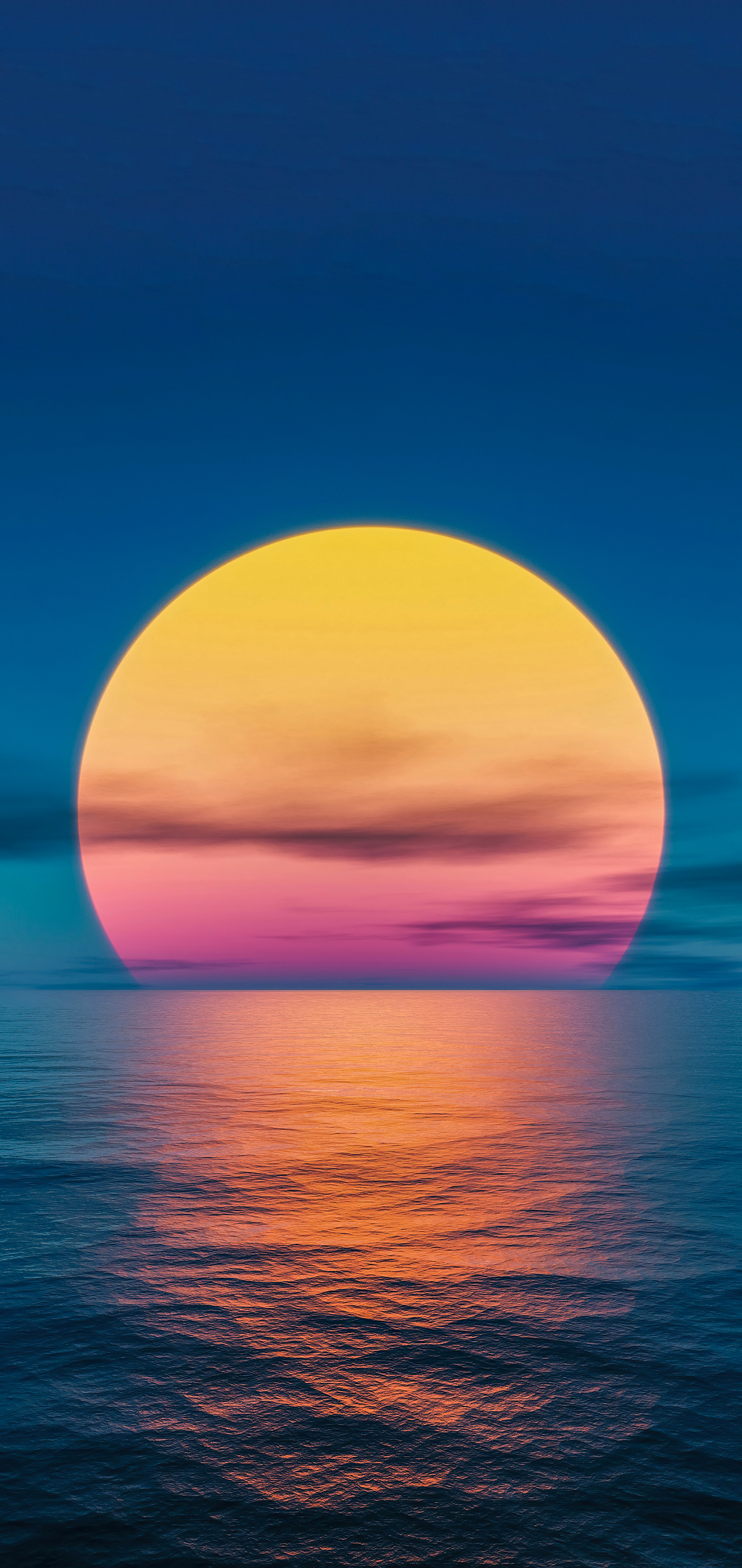 Sunset Ocean Beautiful Scenery HD Wallpaper iPhone
