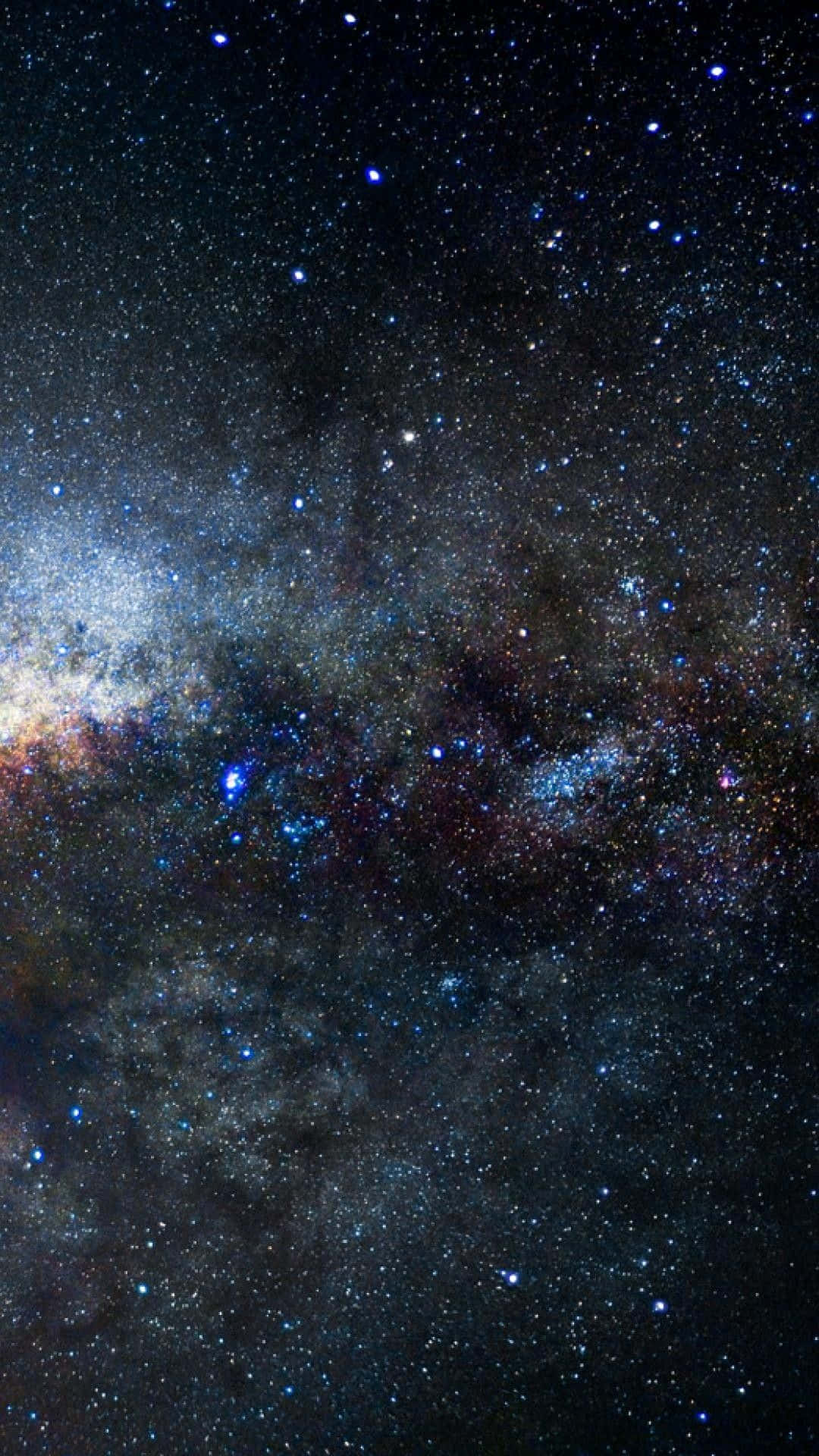 Download Shimmering Cosmic Clouds In Universe iPhone Wallpaper