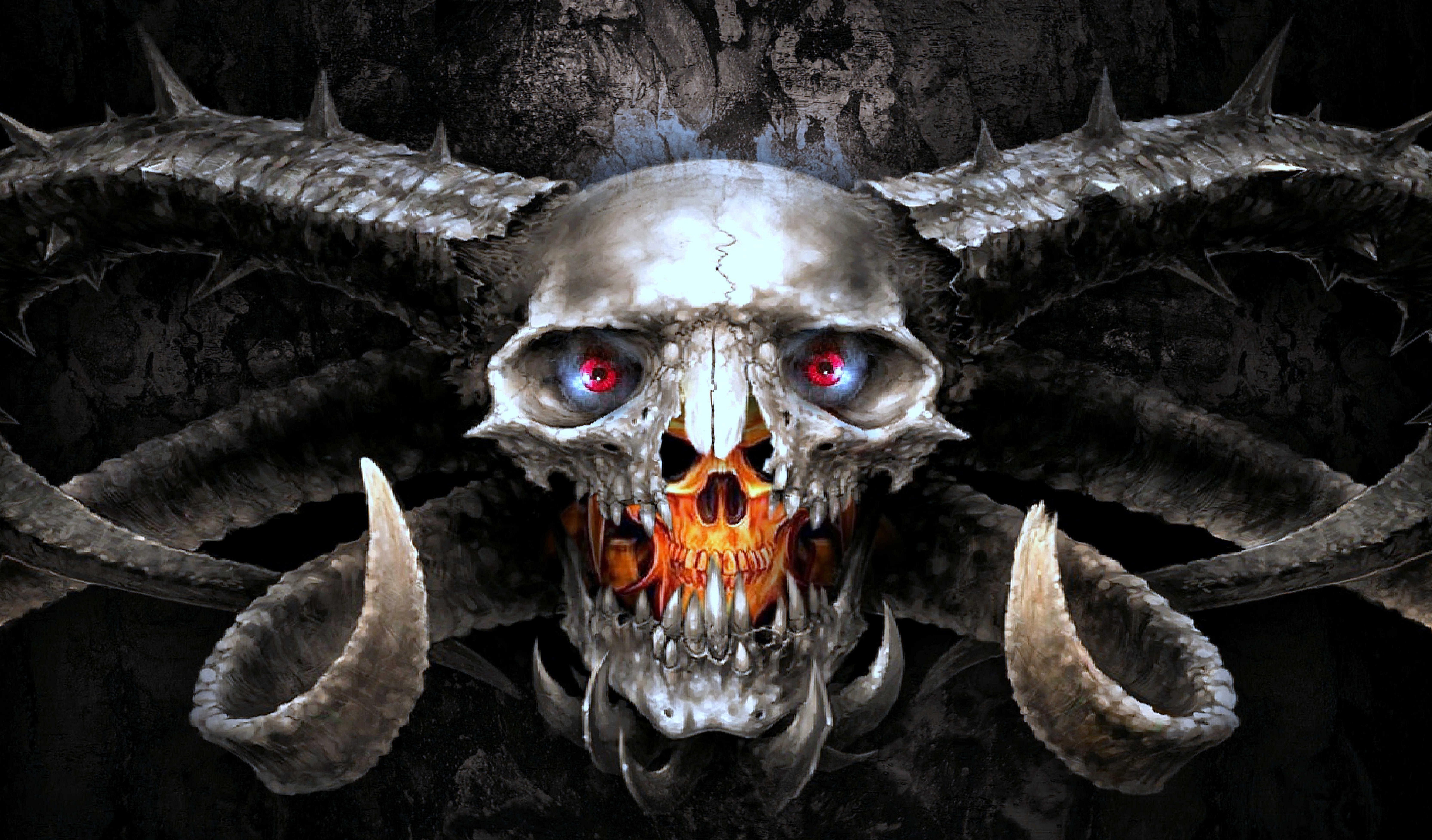 4K Skull Wallpaper and Background Image
