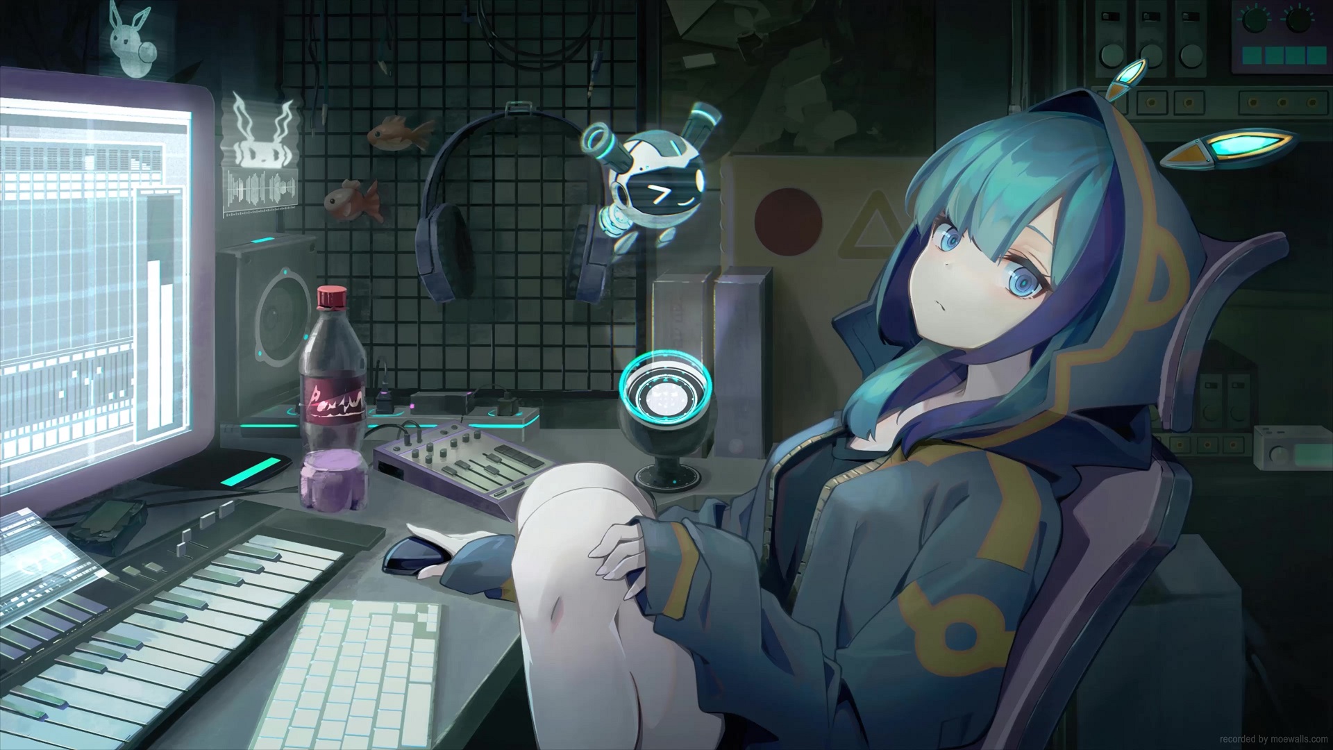 Anime Girl Gamer Live Wallpaper