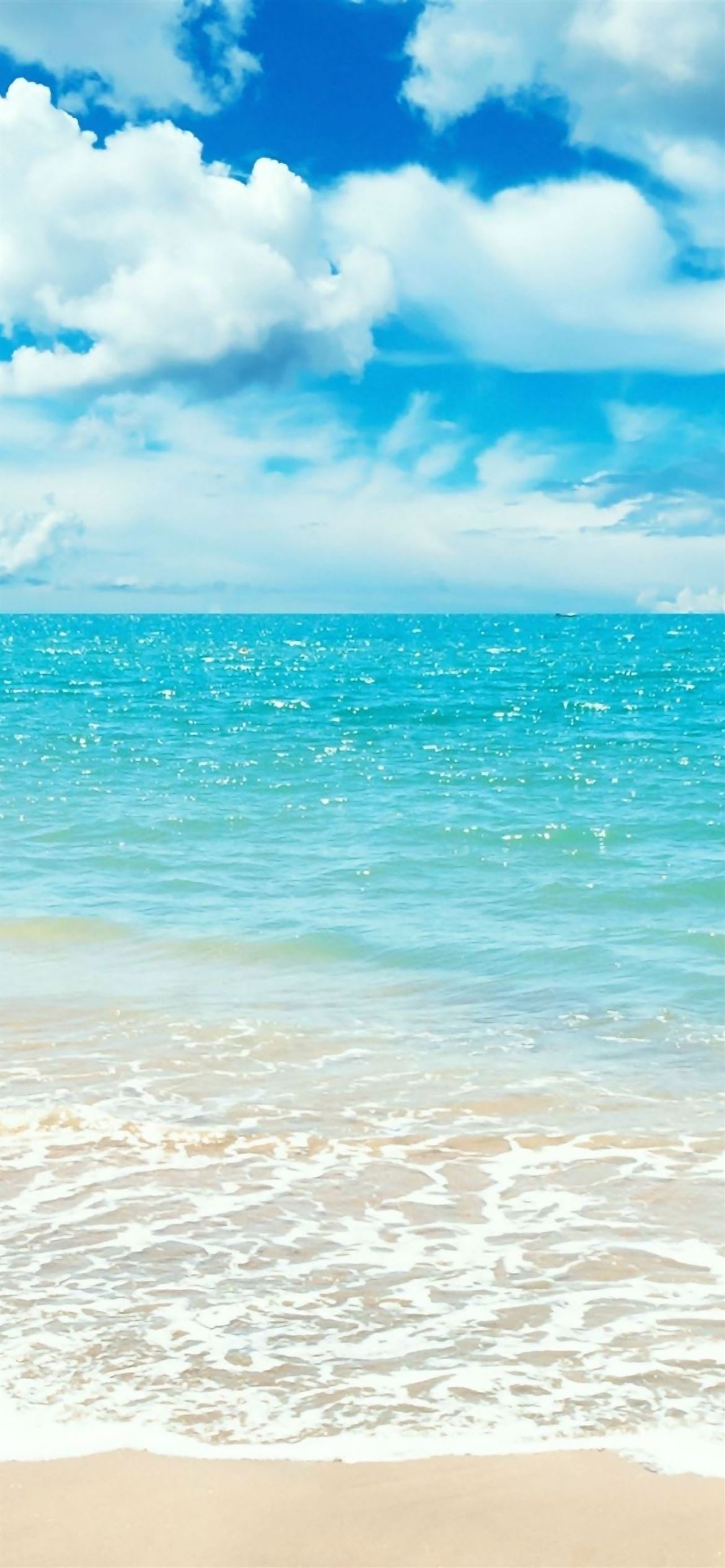 Blue Sea iPhone Wallpaper Free Download