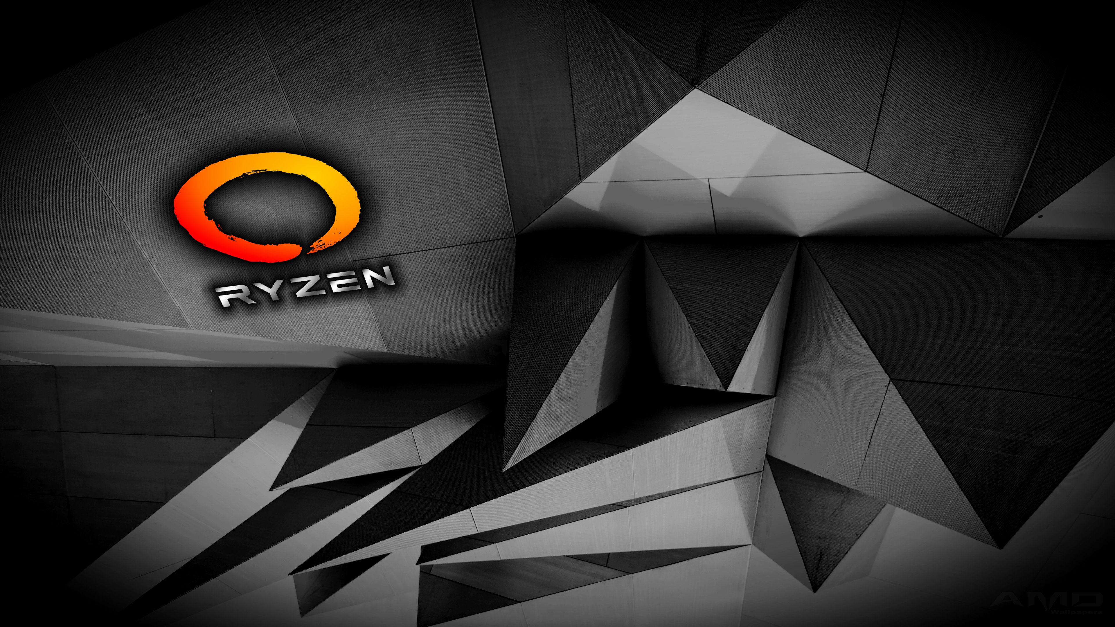 AMD Ryzen 4K Logo