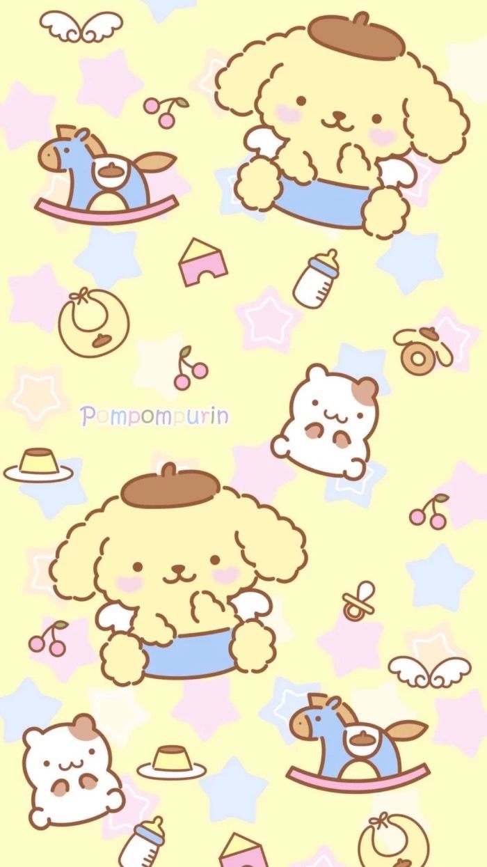 ปักพินโดย Pankeawป่านแก้ว ใน Pom pom purin. วอลเปเปอร์การ์ตูนน่ารัก, วอลเปเปอร์ขำๆ, สติกเกอร์