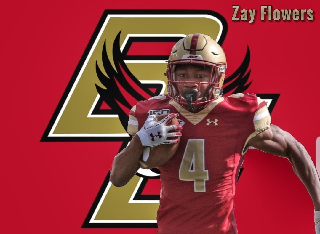 NCAAF Nation - ⚪ WR Spotlight ⚪ Zay Flowers College • Flowers showed a ton of potential last season as a Freshman. He rushed for 195 yards 1 TD