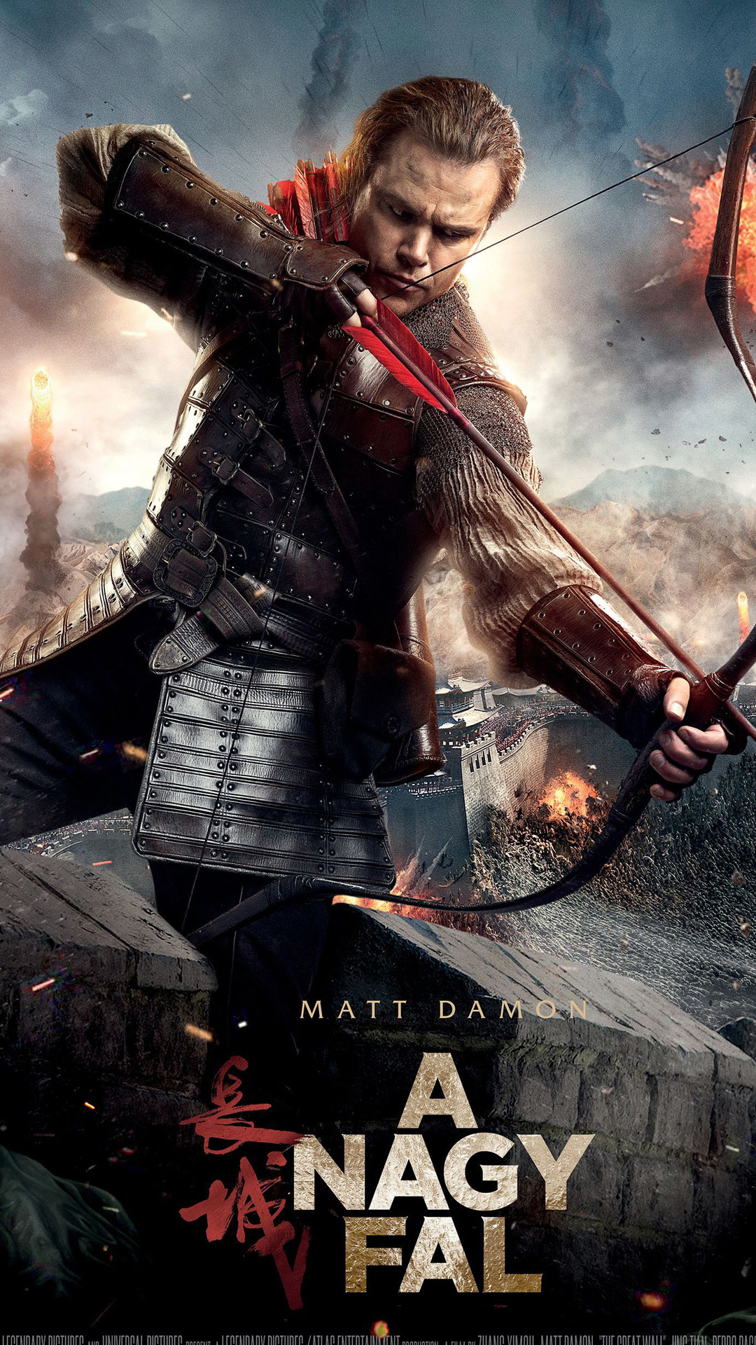 1080x1920 the great wall, 2017 movies, movies, matt damon for iphone wallpaper