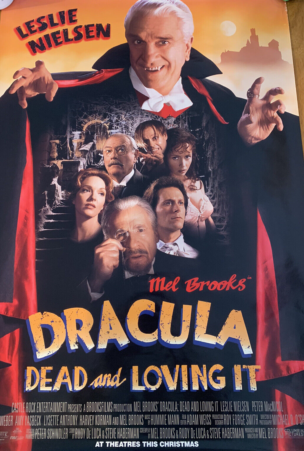 DRACULA DEAD AND LOVING IT Movie POSTER 27x40 Leslie Nielsen Mel Brooks -p5