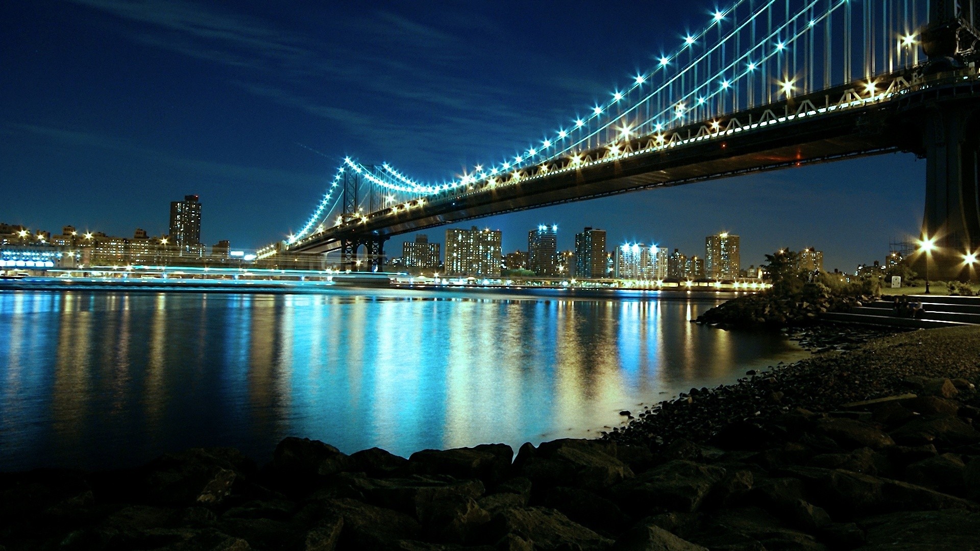 Free download Manhattan Bridge Night Scene Wallpaper Travel HD Wallpaper [1920x1080] for your Desktop, Mobile & Tablet. Explore Bridge Wallpaper. Tower Bridge Wallpaper, Bay Bridge Wallpaper, Alter Bridge Wallpaper