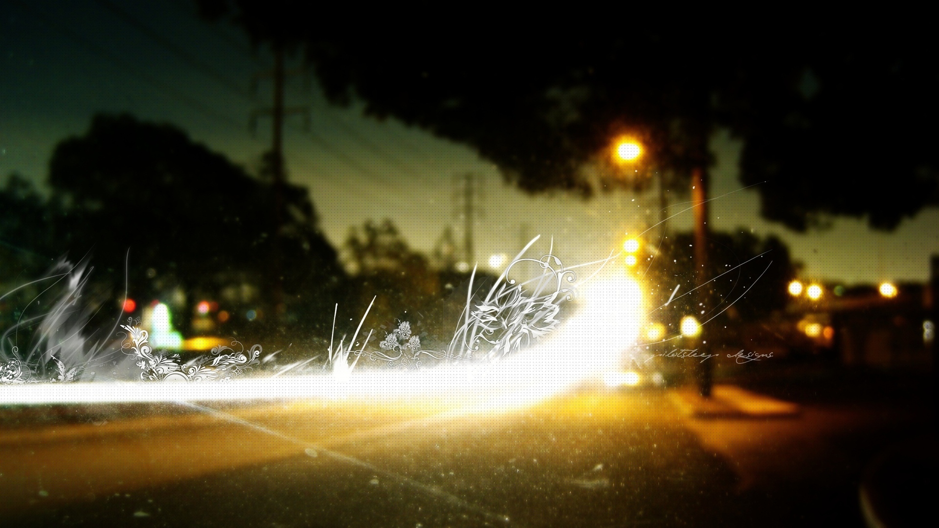 night lights HD wallpaper, background