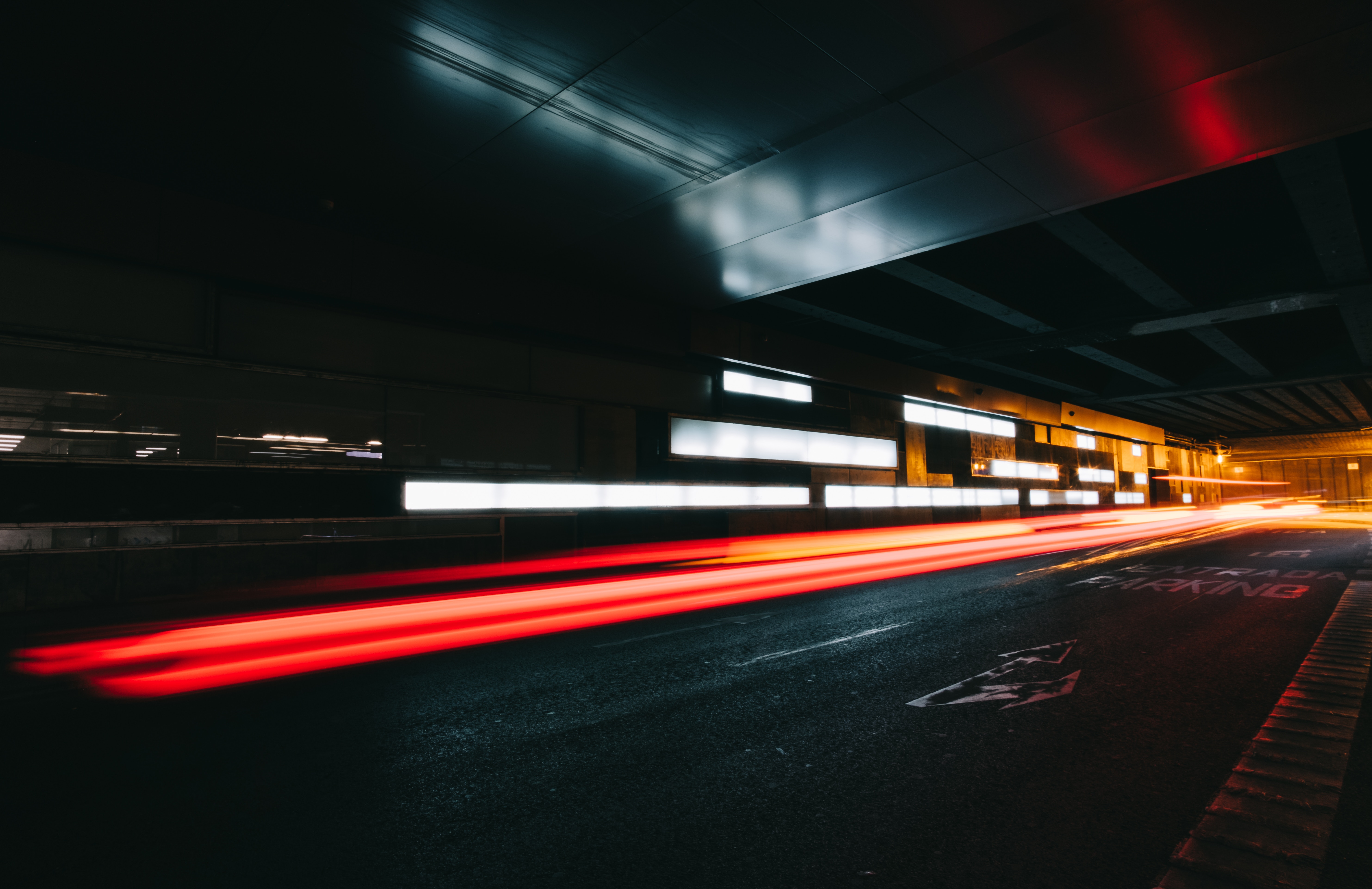 5955x3350 night, moving, road, Free image, wallpaper, traffic, transportation, speed, light, wallpaper, desktop background, desktop wallpaper, amazing wallpaper, building, desktop background, urban, light trail, highway, blur, dark