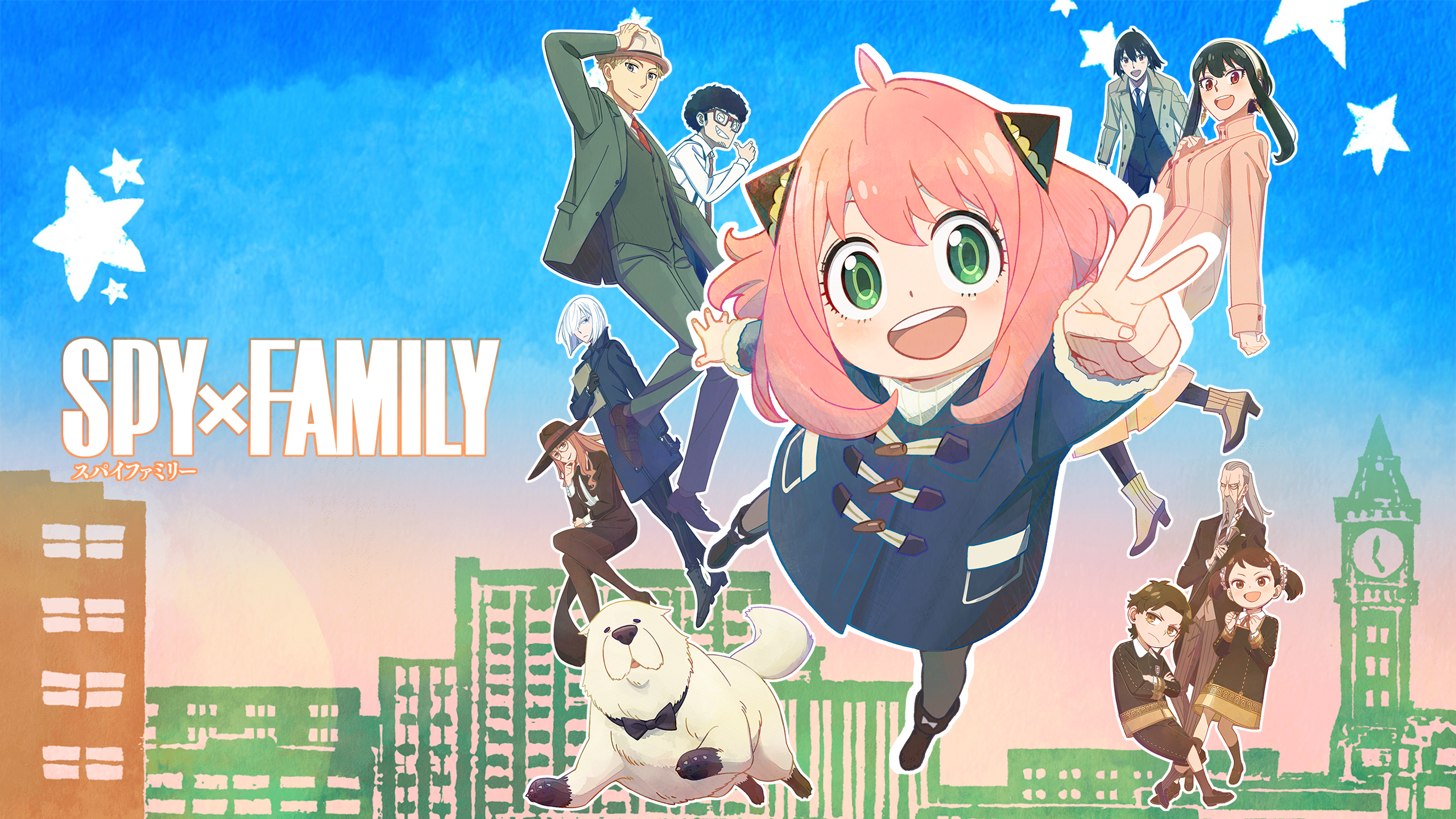 Wallpaper, Spy x Family, Yor Forger, Anya Forger, Loid Forger, smile, anime girls, anime boys 2560x1440