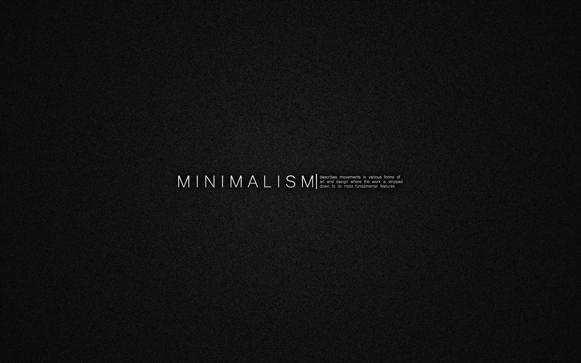 Free download minimalism dark digital art typography text simple background [1920x1200] for your Desktop, Mobile & Tablet. Explore Minimalist Work Wallpaper. Minimalist Background, Hard Work Wallpaper, Minimalist Wallpaper