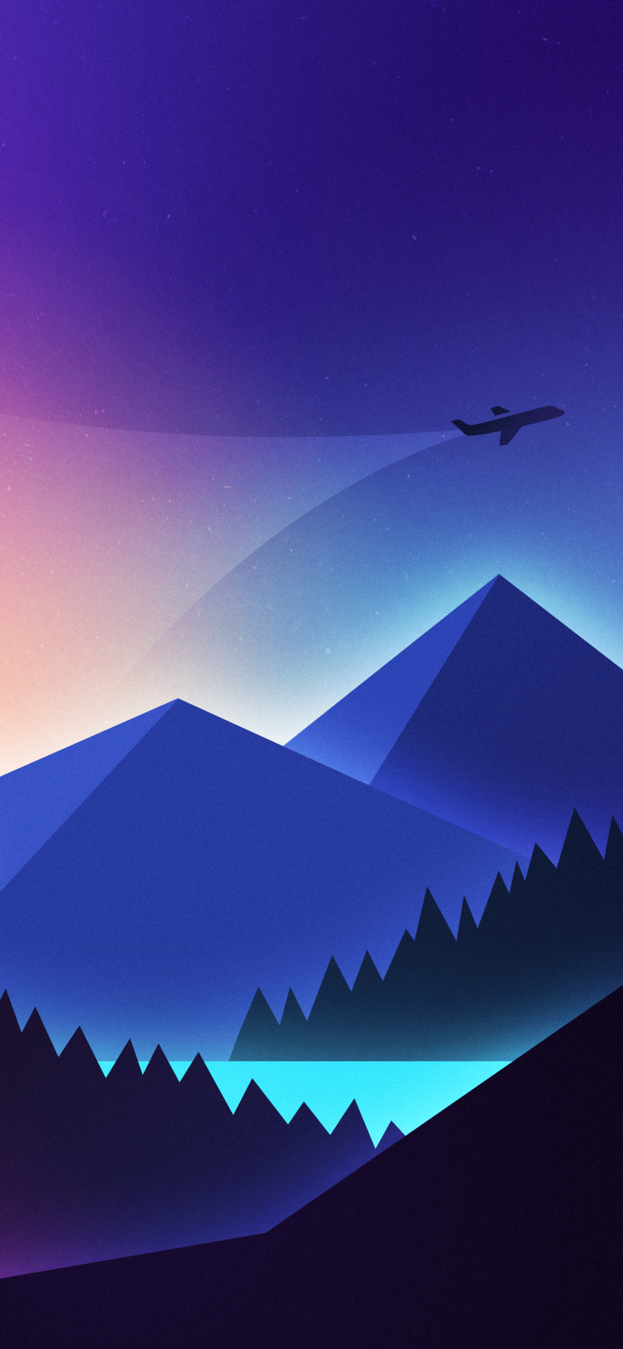 Mountains Wallpaper 4K, Illustration, Flight, Nature