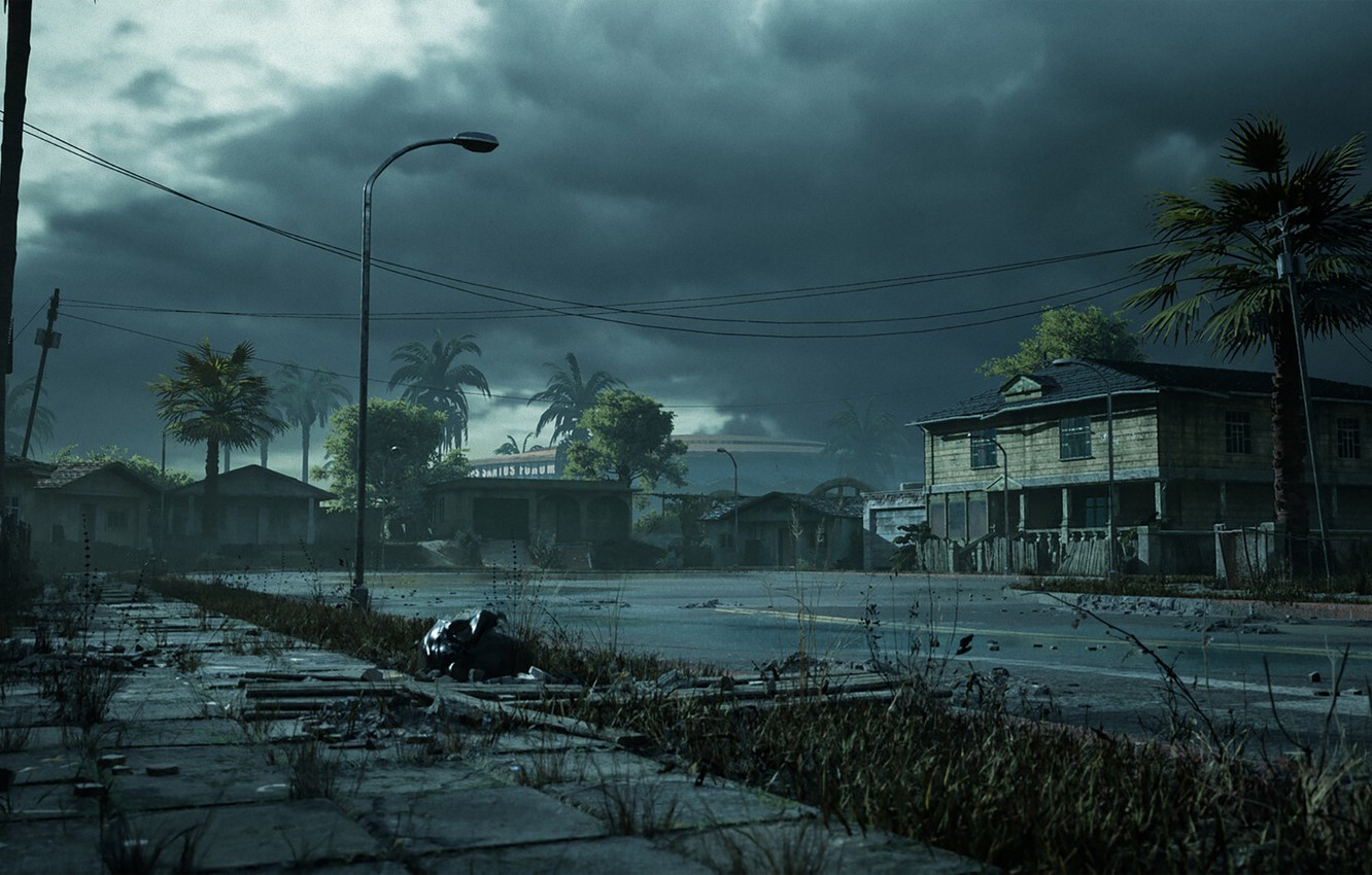 Wallpaper night, the city, street, San Andreas, Grove Street image for desktop, section игры
